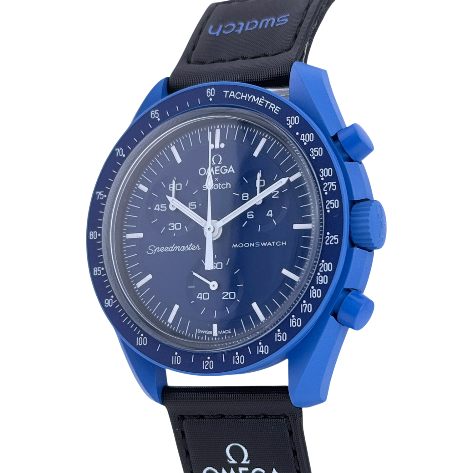 Swatch x Omega MoonSwatch Mission to Neptune Armbanduhr 42 mm SO33N100