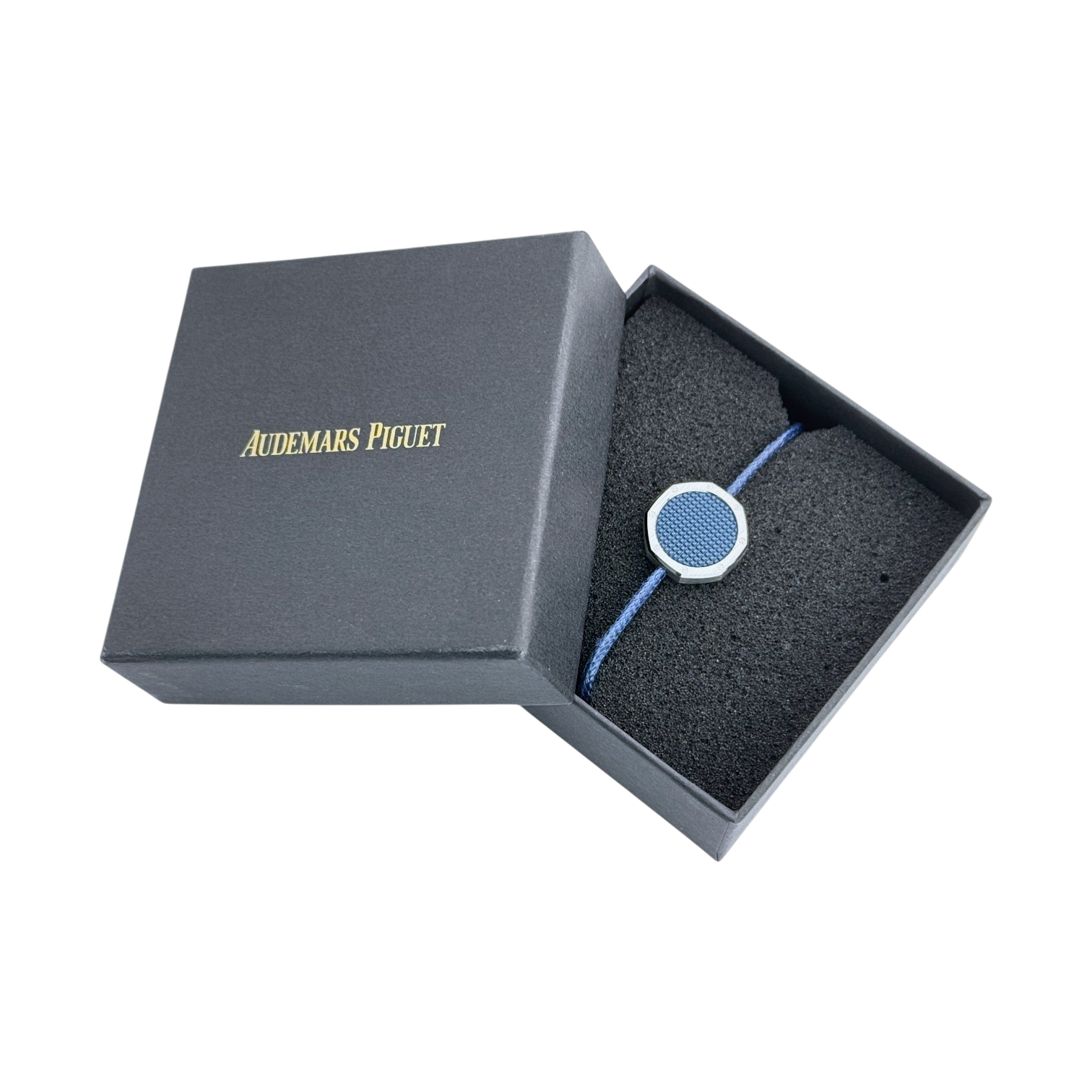 50 Jahre Audemars Piguet AP Armband Armbändchen Blau in Royal Oak Form bracelet