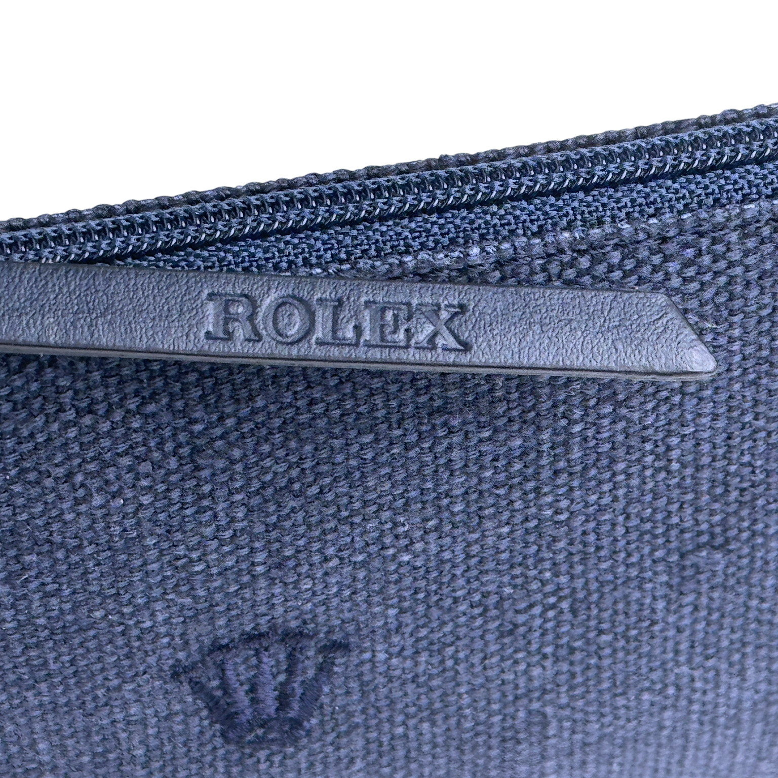 Rolex Etui Kartenetui kleine Clutch Brieftasche Reiseetui Pochette Blau case