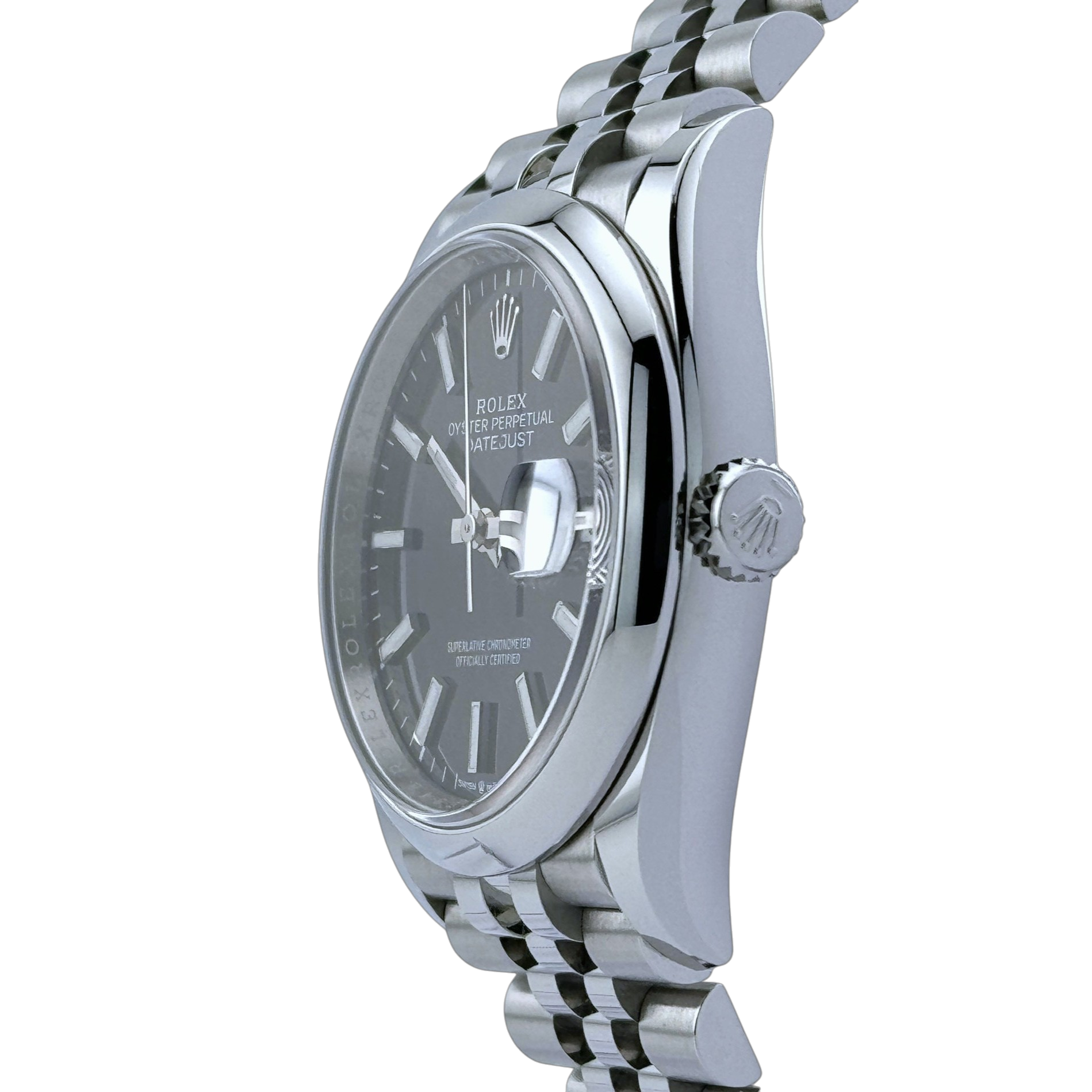 Rolex Oyster Datejust 36 Jubilee Schwarz Black Dial Herrenuhr Automatik 126200