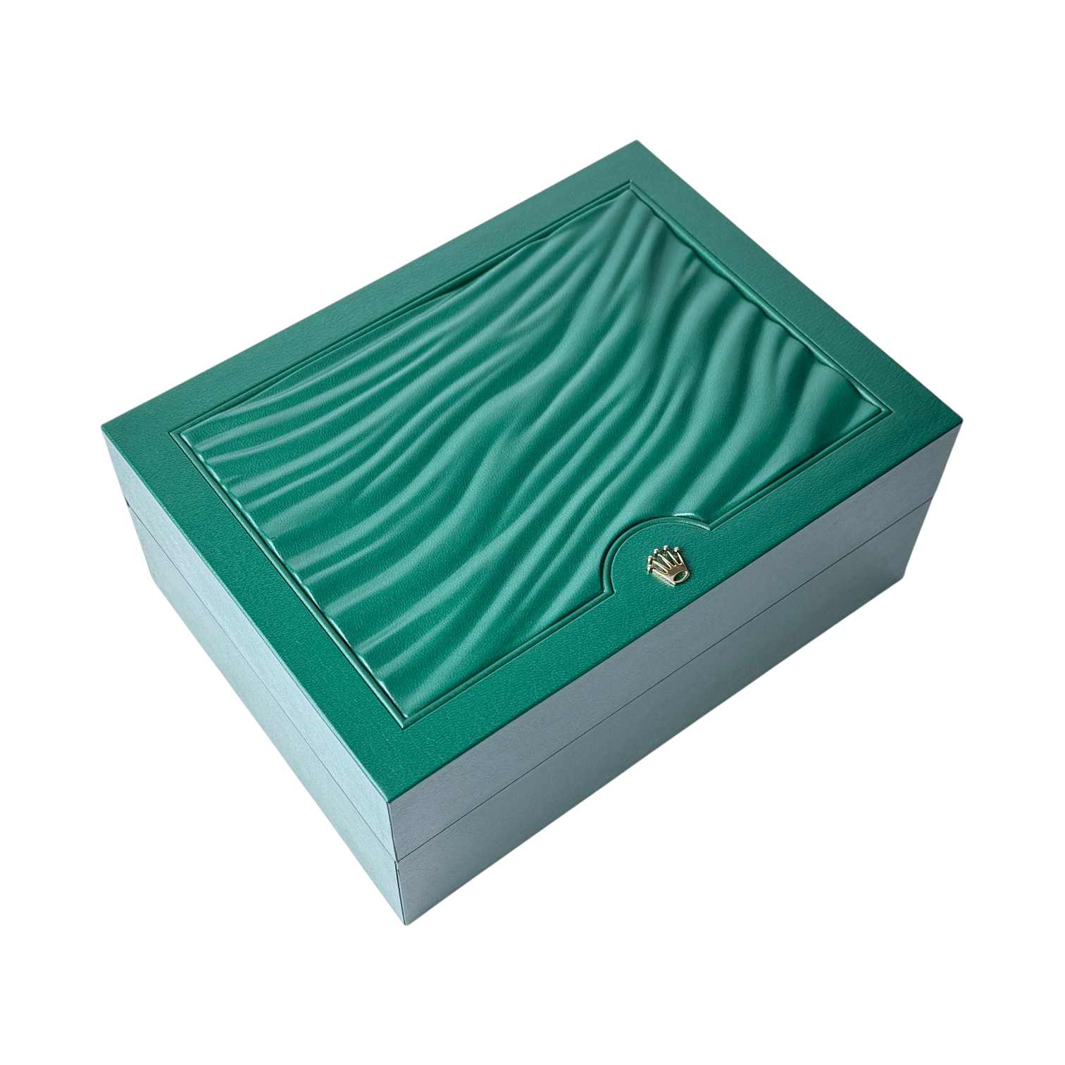 Rolex Oyster L Uhrenbox Box Umkarton Grün Beige watch box green Ref. 39141.08