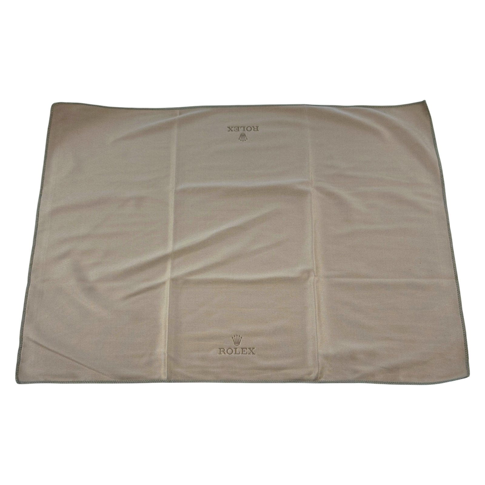 Rolex Poliertuch Tuch Beige 36,5 cm x 27 cm polishing cloth