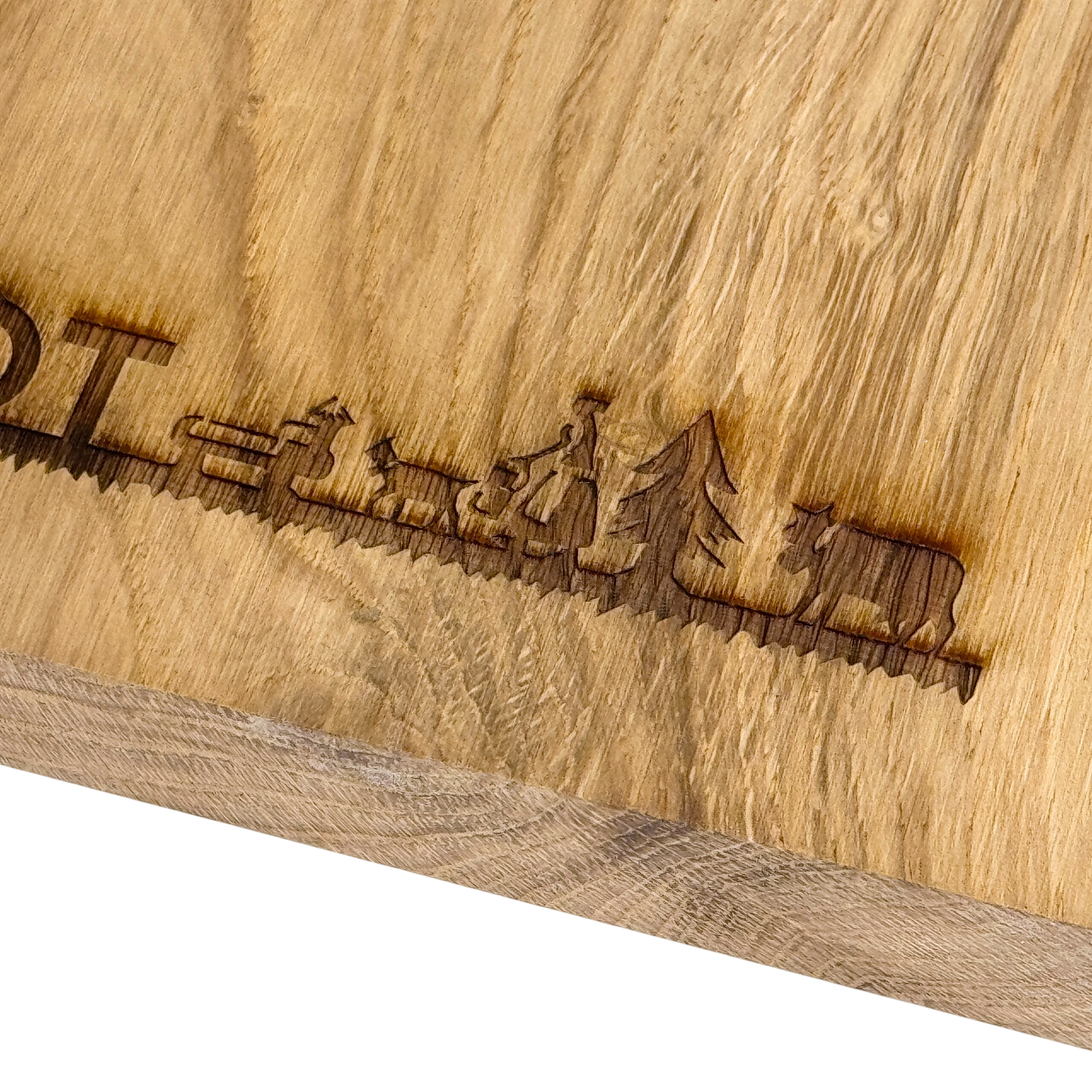 Hublot Schneidebrett aus Holz Braun 25x24 cm wooden cutting board