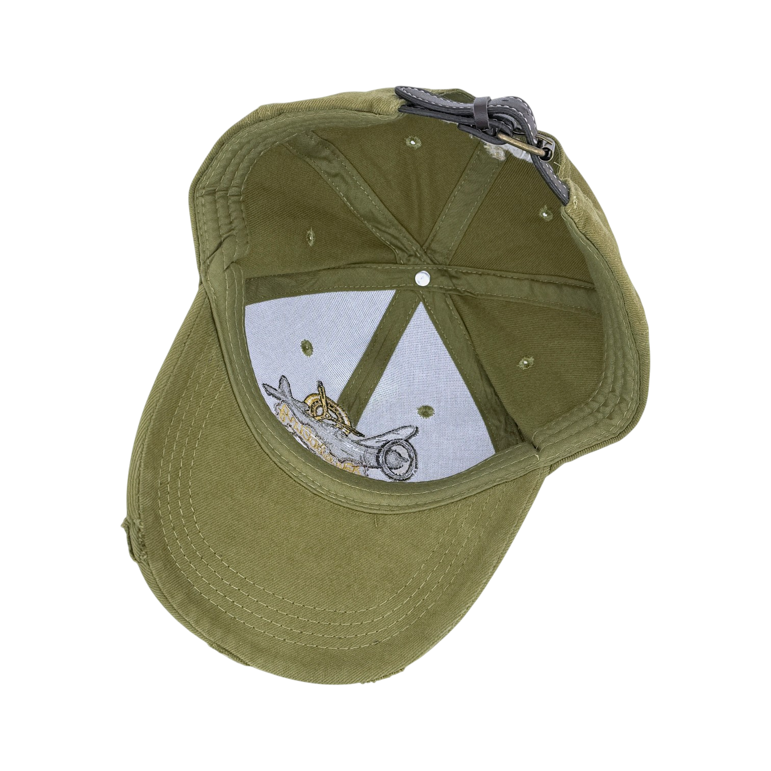 Breitling Cap Golf Mütze Kappe Khakigrün Baumwolle