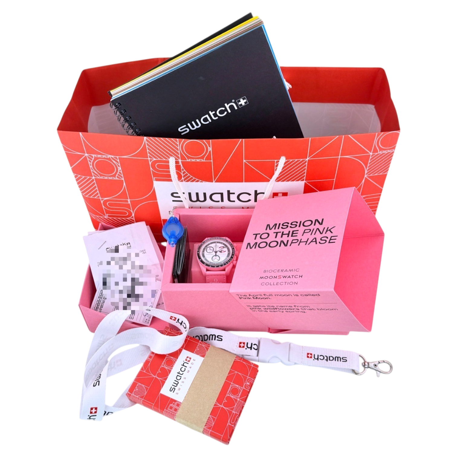 OMEGA X Swatch MoonSwatch Mission to the Pink Moonphase SO33P700