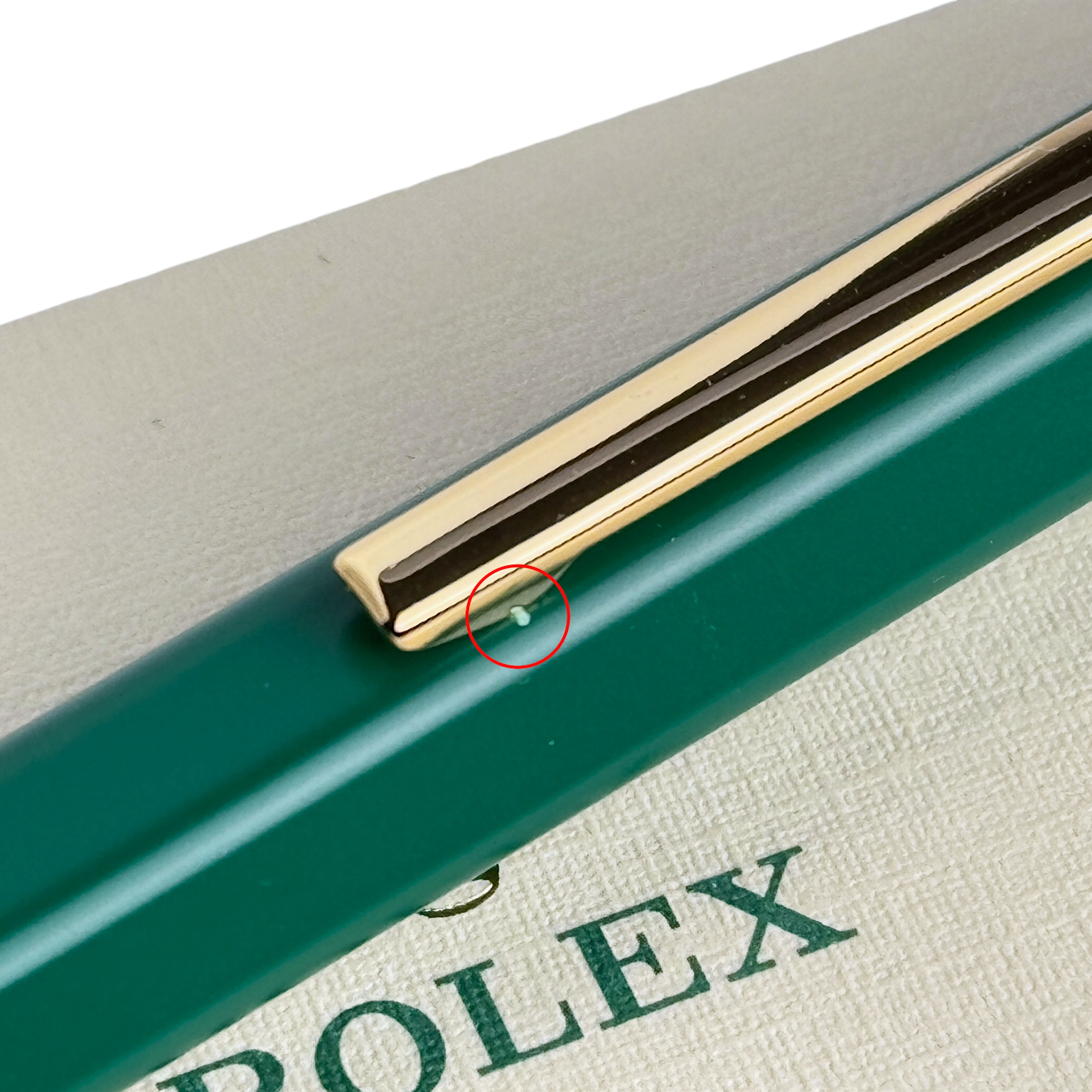 Rolex Kugelschreiber Kuli Stift Schreiber Grün Gold-Edition ballpoint pen green
