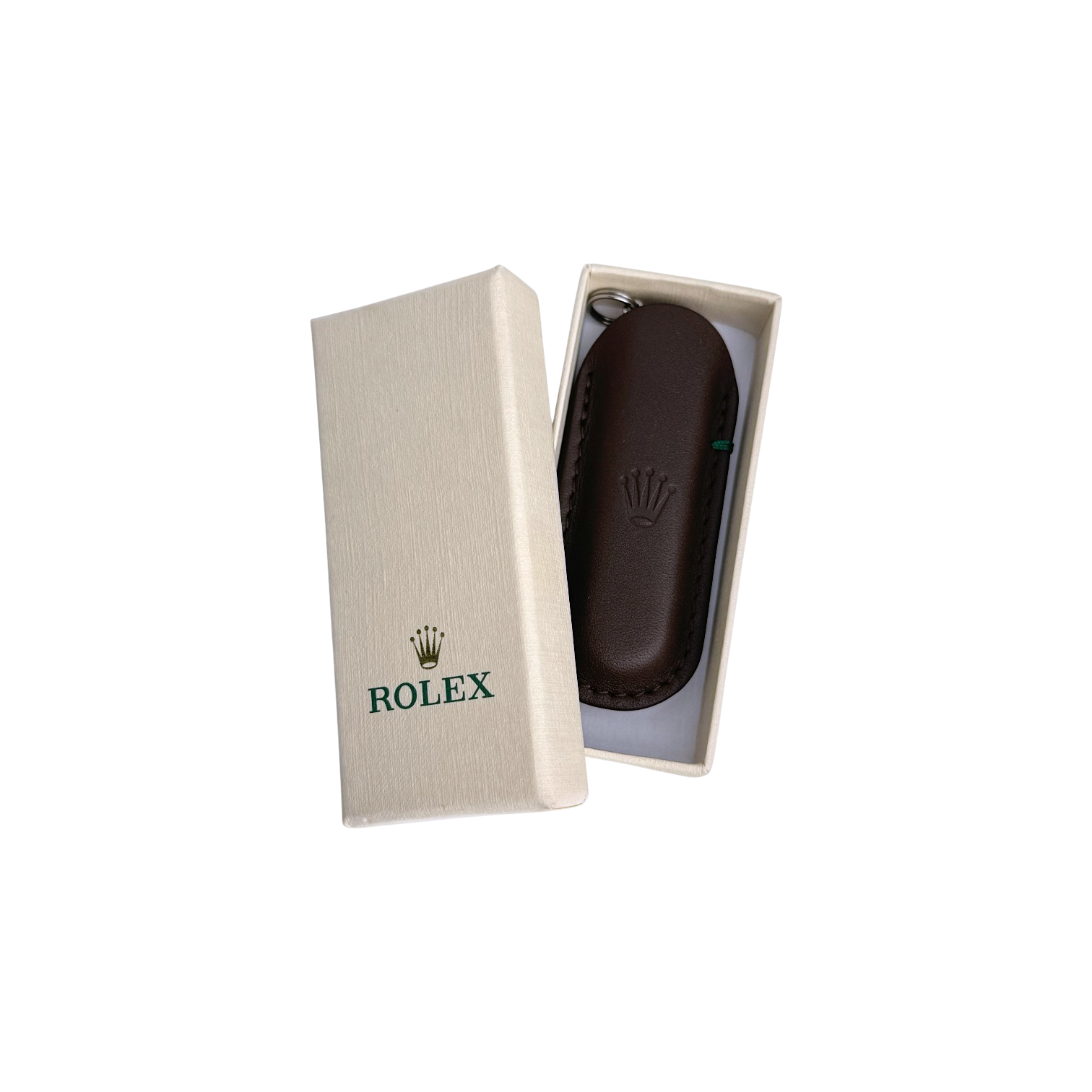 Rolex Taschenmesser Messer in Silber Edelstahl pocket knife in silver