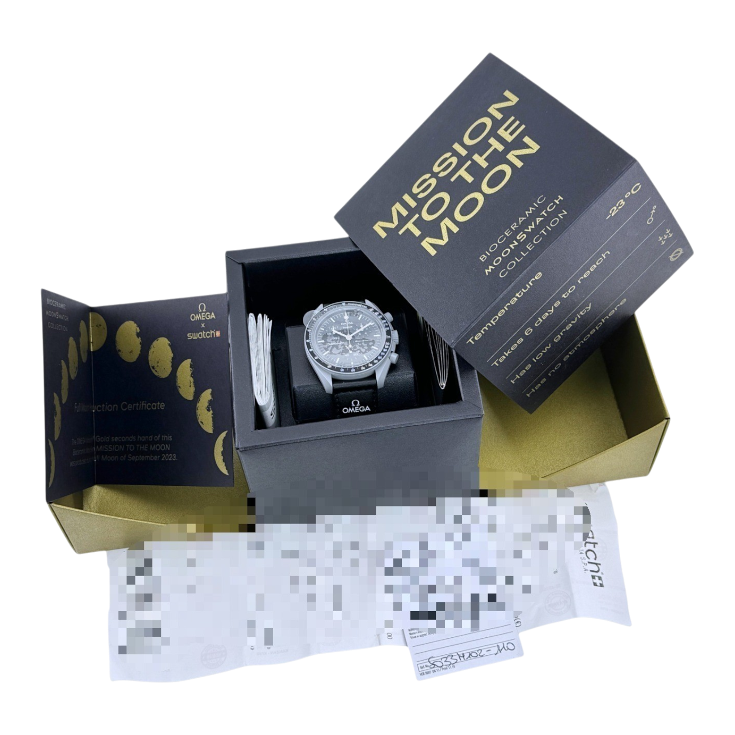 Swatch Omega MoonSwatch mission to the Moon Moonshine Gold Lollipop SO33M102-110
