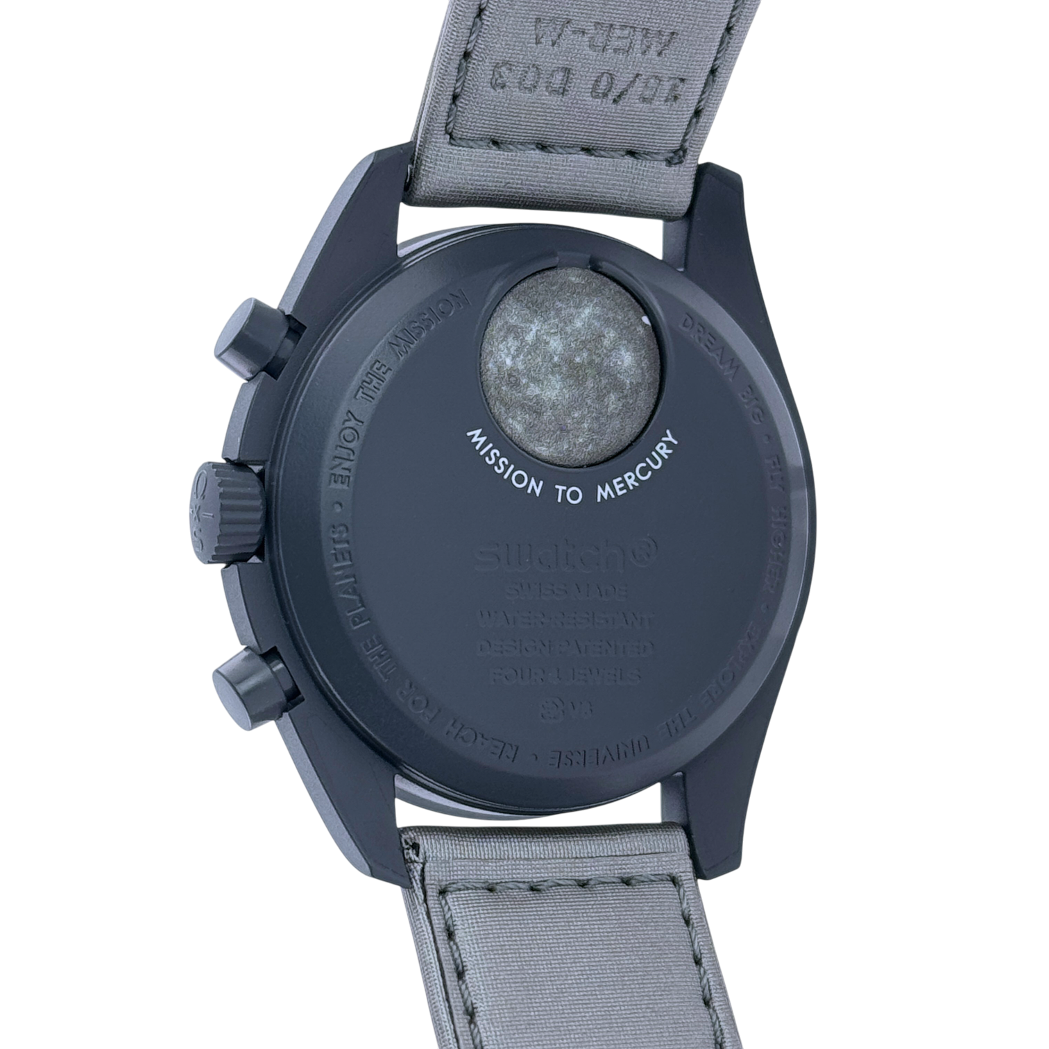 Swatch x Omega MoonSwatch Mission to Mercury Armbanduhr 42 mm SO33A100