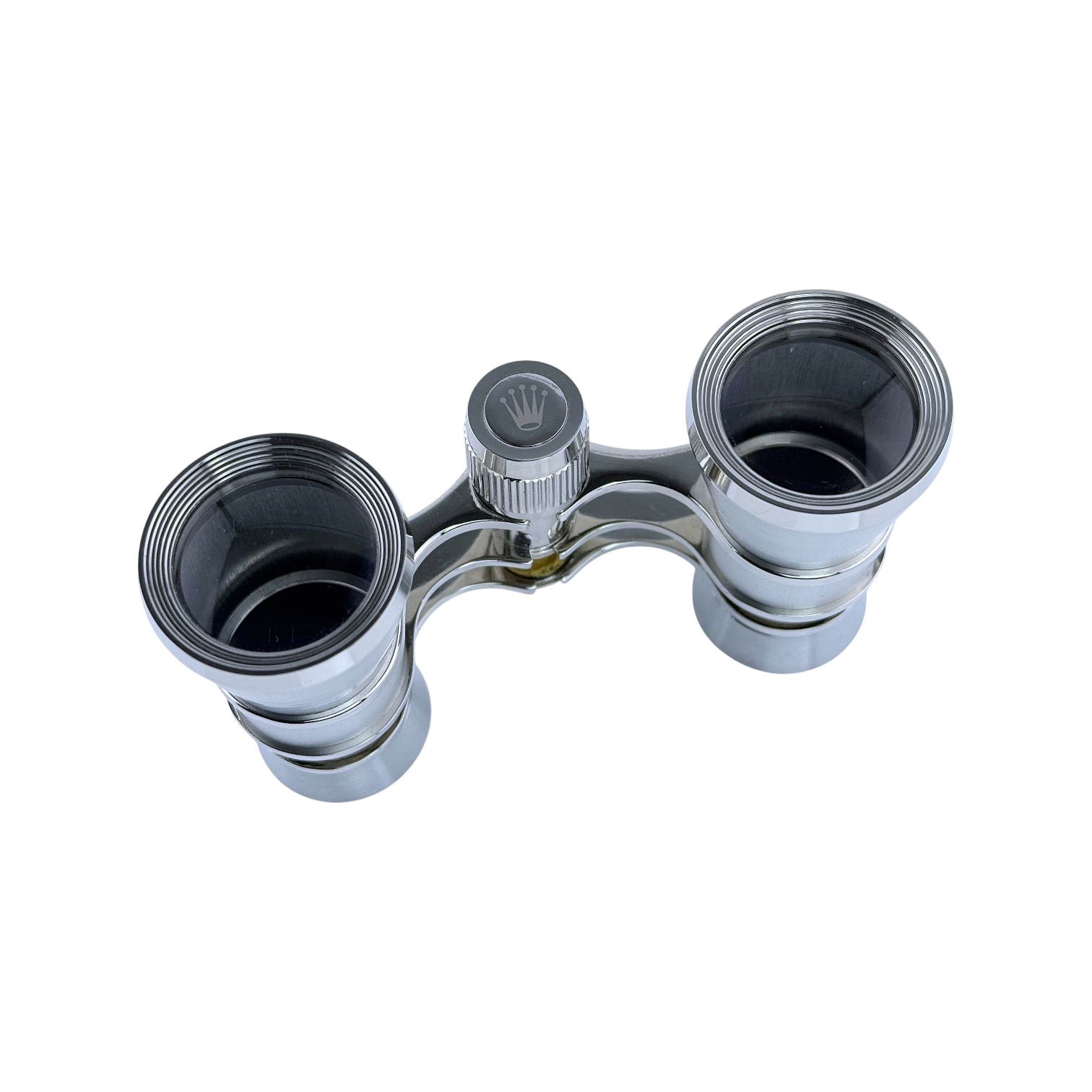 Rolex Opernglas Fernglas Theaterglas Silber Edelstahl