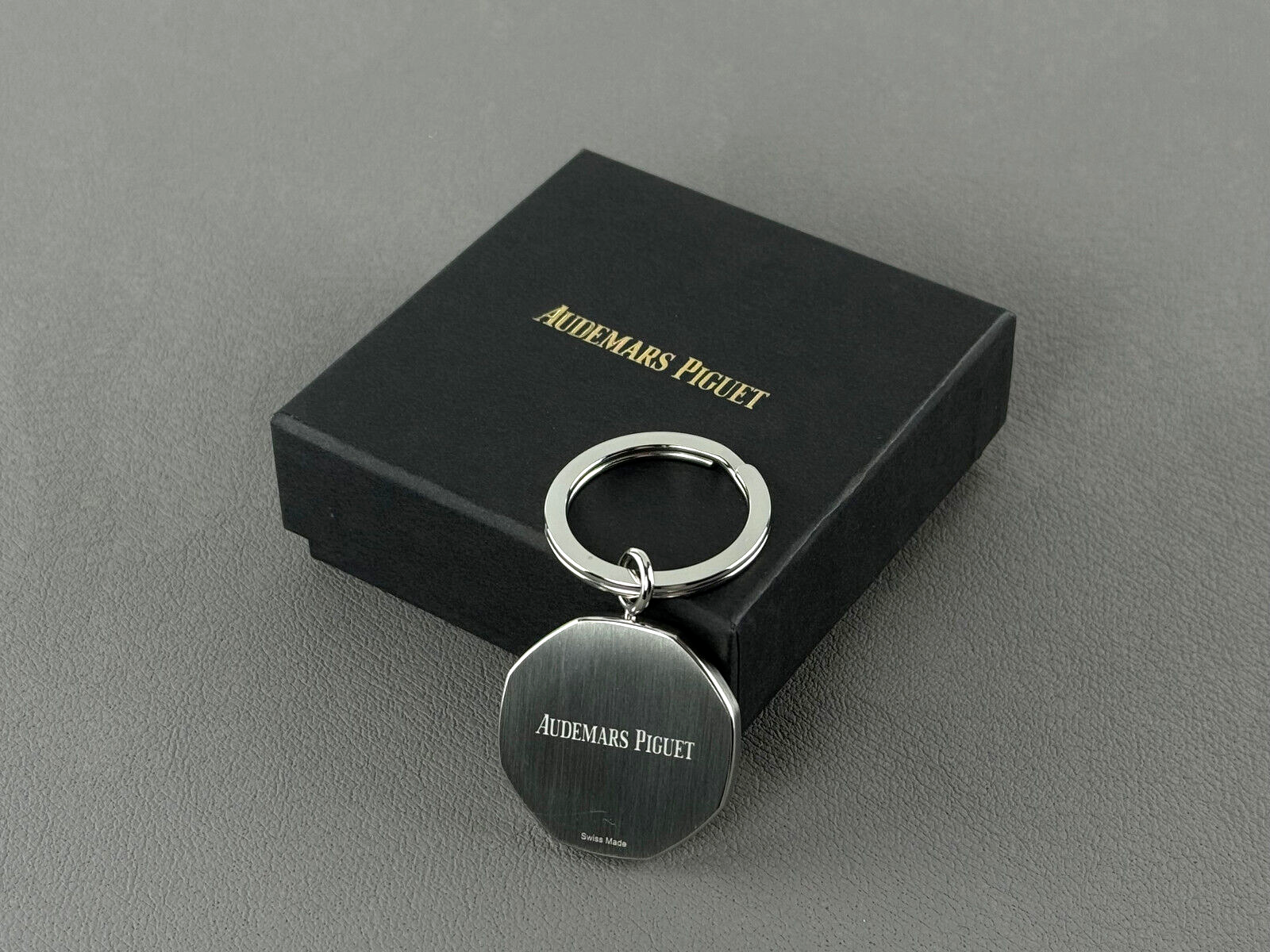 Audemars Piguet Keyring in Royal Oak Shape Black