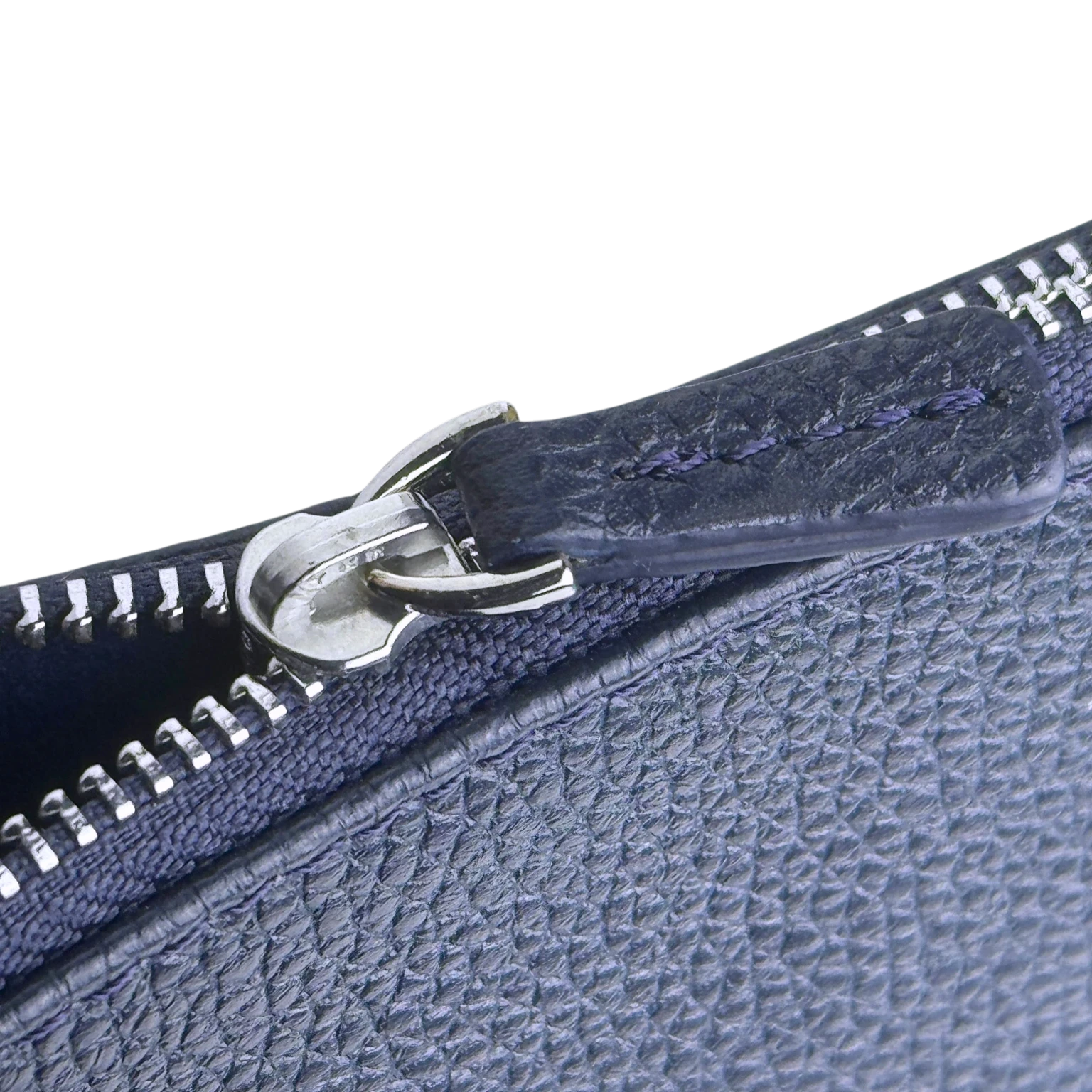  Breguet blaue Dokumententasche, Tasche für Tablets mit Reißverschluss