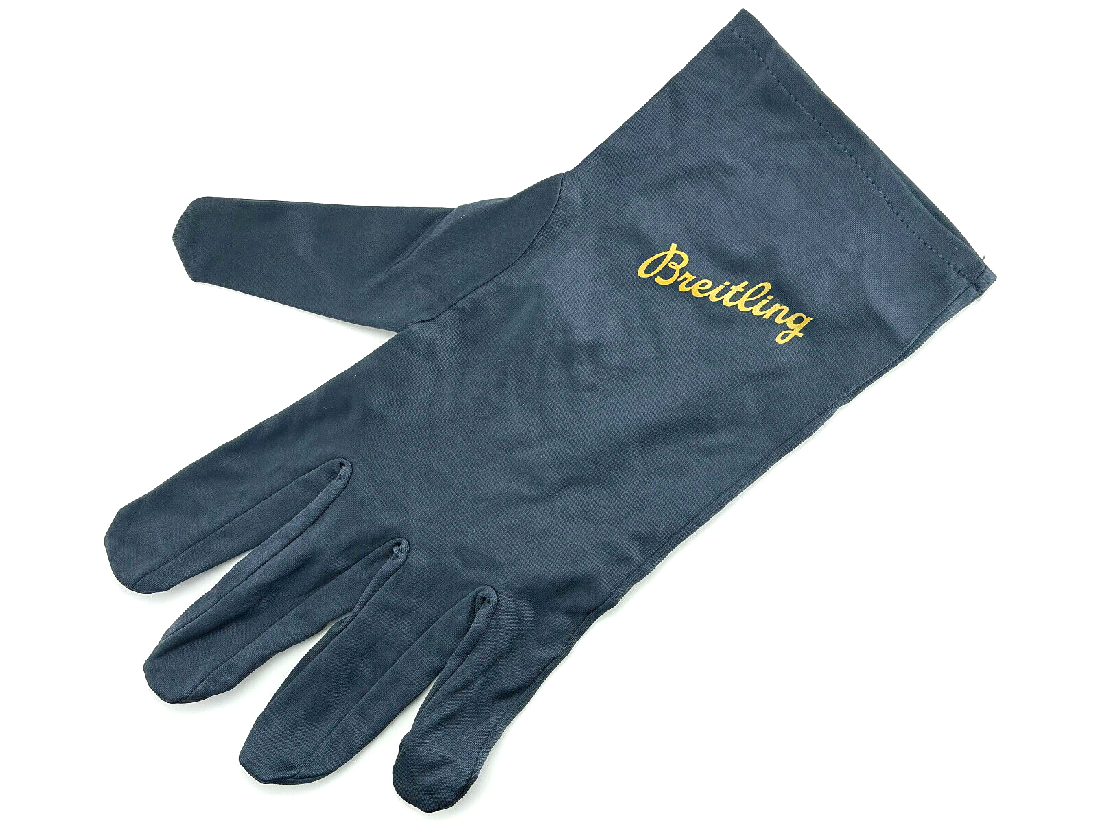 Breitling Polyester Handschuhe Juwelier Handschuhe gloves Blau blue