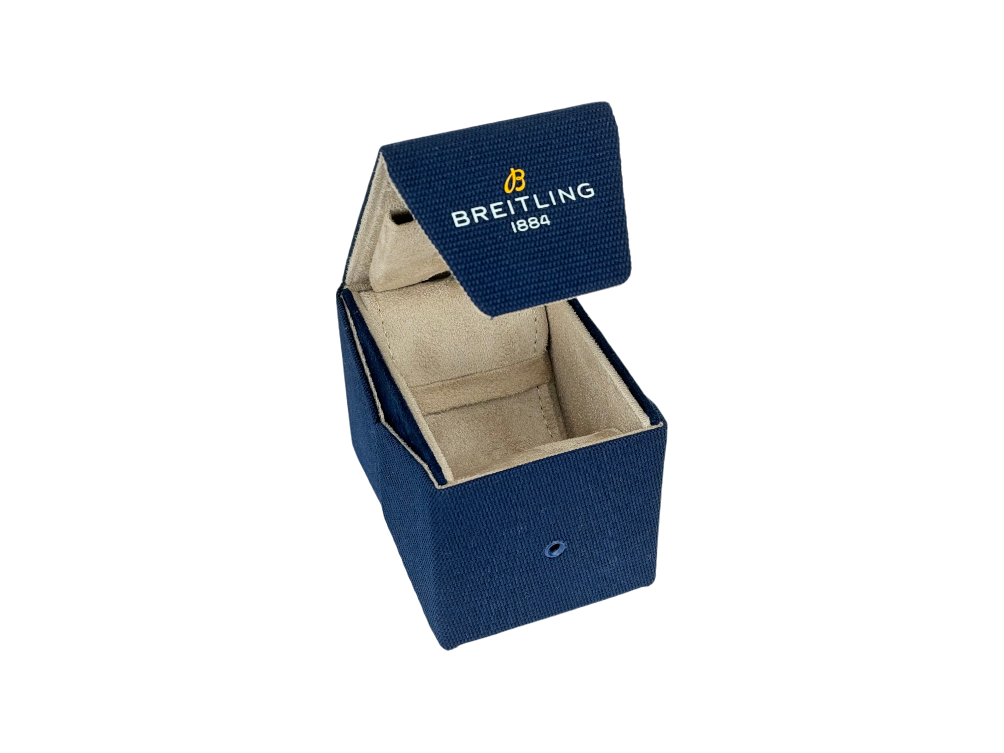 Breitling Box Uhrenbox Karton Reisebox Blau watch-box blue