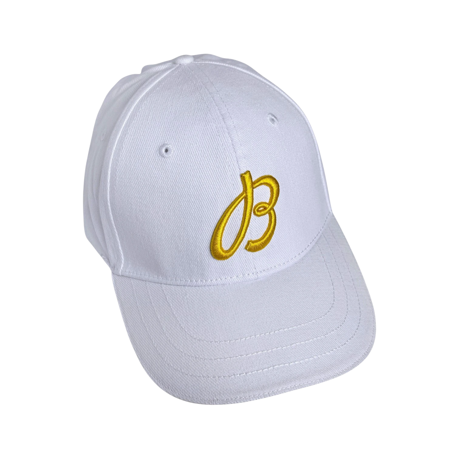 Breitling Cap Weiß, Gelb - Kappe aus 100 % Baumwolle