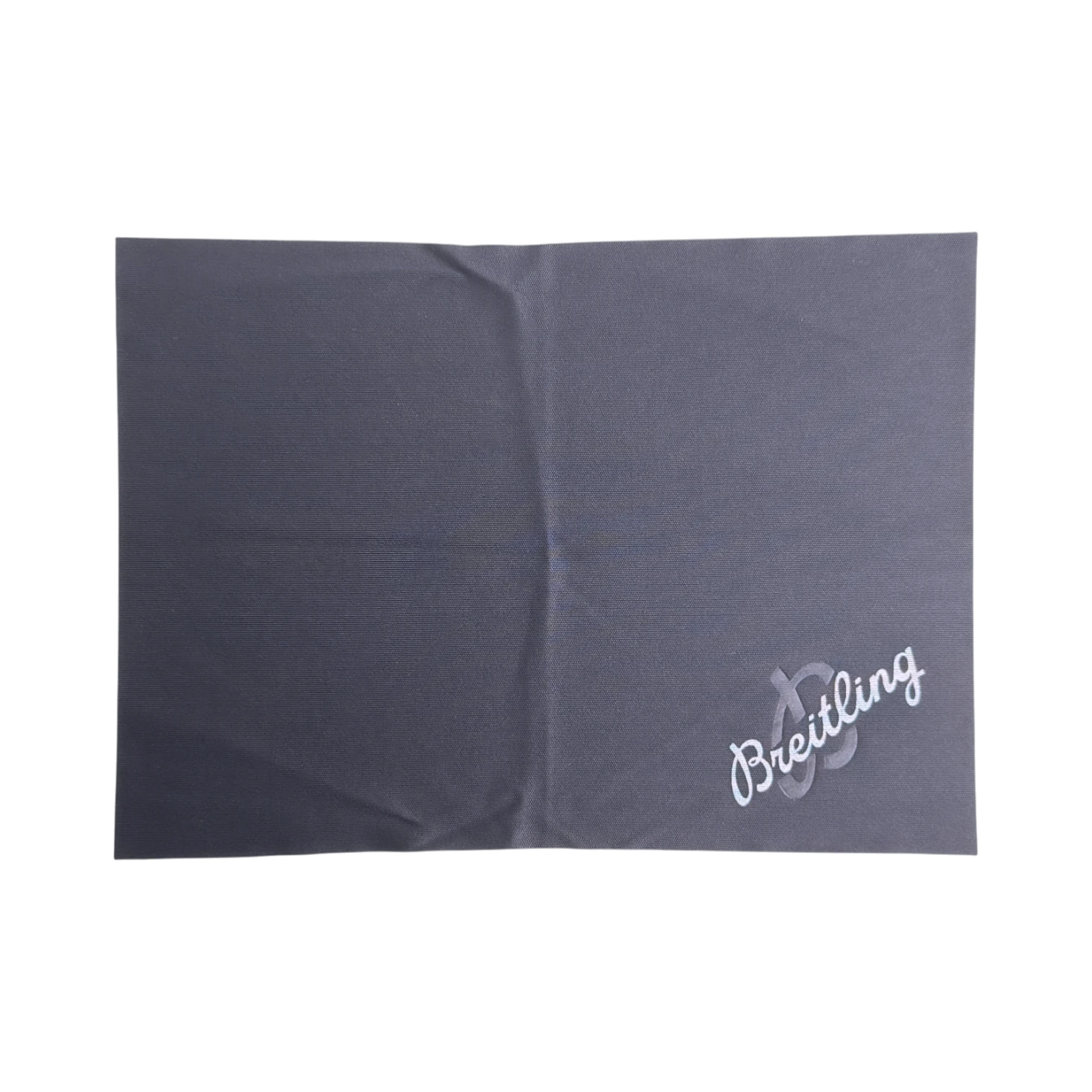 Breitling Poliertuch - Reinigungstuch in Schwarz 18x13 cm