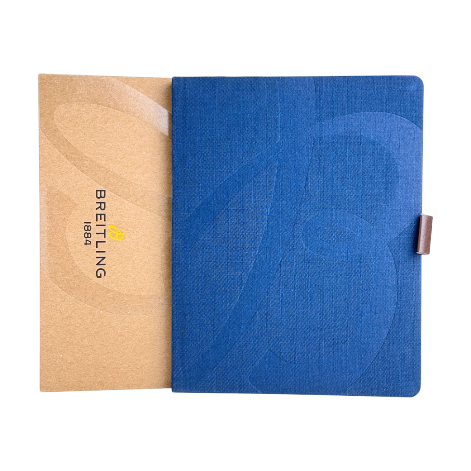 Breitling liniertes Notizbuch, Heft, Journal mit Hardcover Blau
