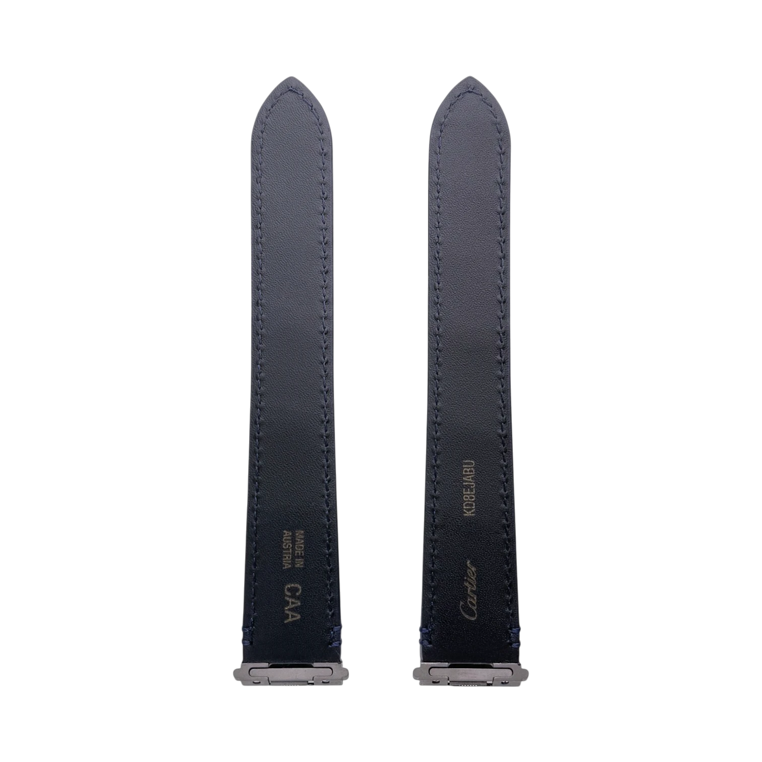 Cartier Alligatorleder Armband Blau 19 mm - Uhrenarmband KD8EJABU