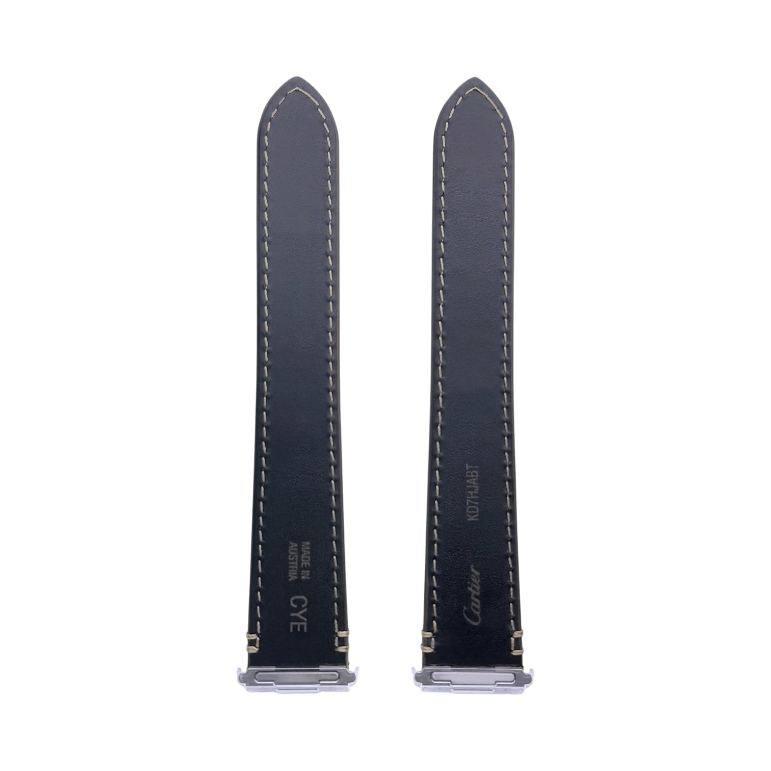 Cartier Alligatorleder Armband Braun 19 mm - Uhrenarmband KD7HJABT