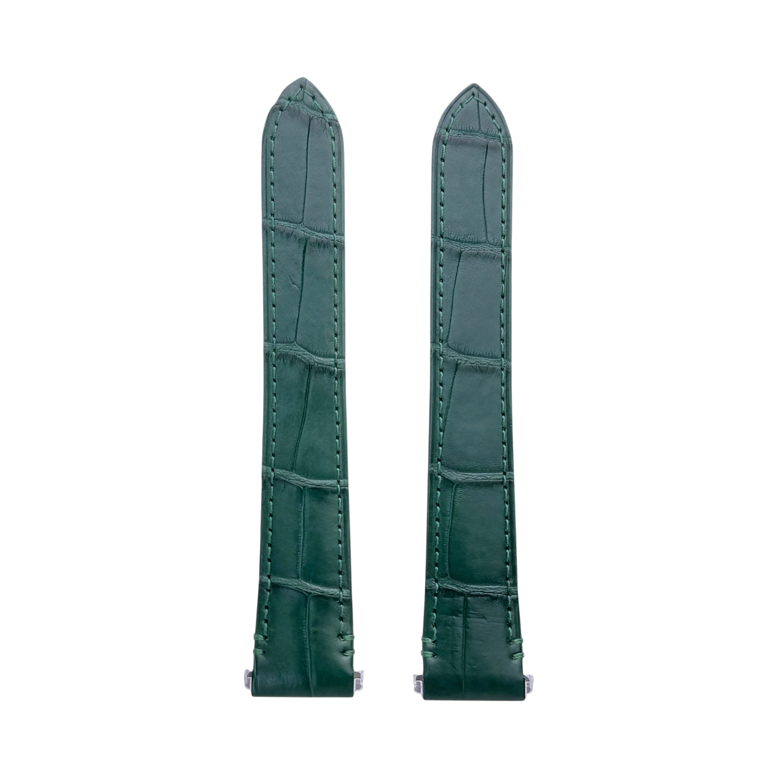 Cartier Alligatorleder Armband Grün 19 mm - Uhrenarmband KD7HJABV