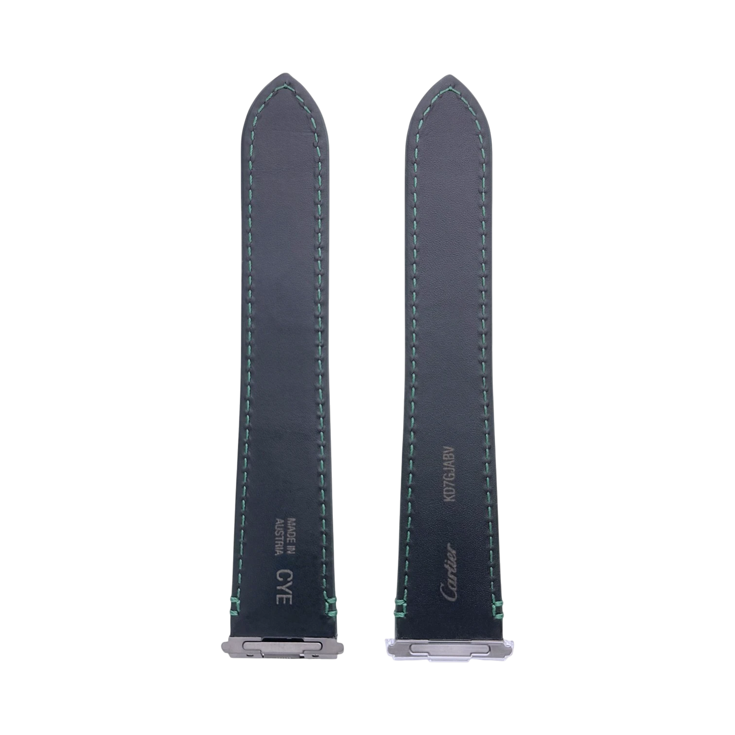 Cartier Alligatorleder Armband Grün 21 mm - Uhrenarmband KD7GJABV