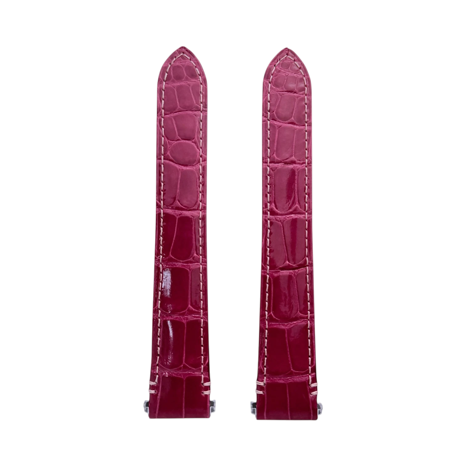 Cartier Alligatorleder Armband Rosa 19 mm - Uhrenarmband KD7HJAEX