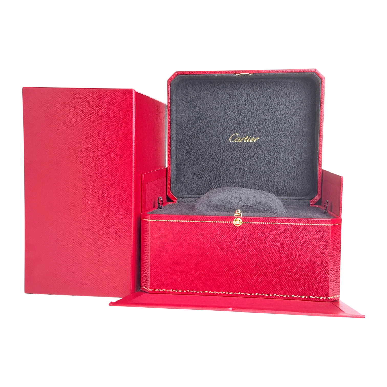 Cartier Uhrenbox Aufbewahrung Box Umkarton Rot watch box red