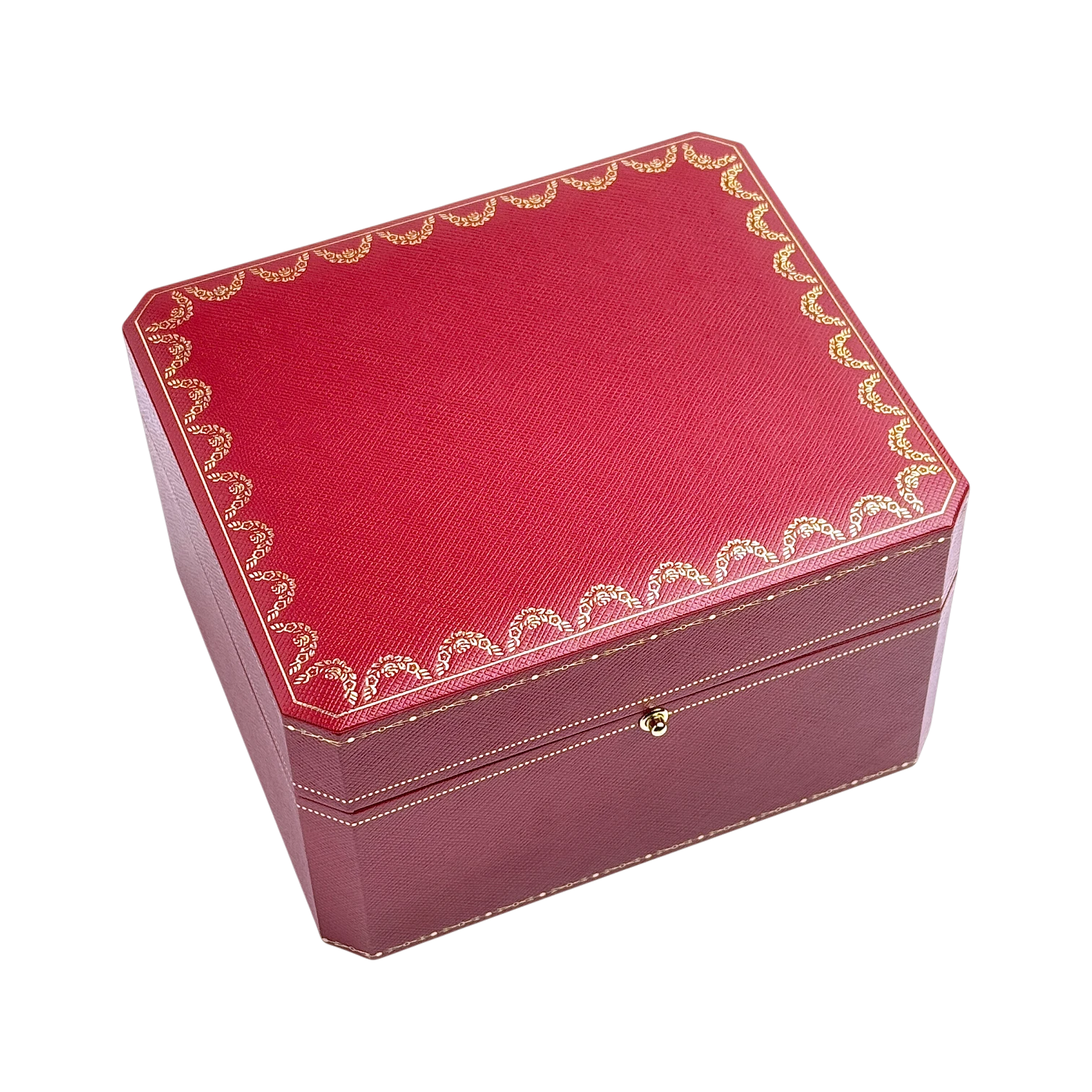 Cartier Uhrenbox Aufbewahrung Box Umkarton Rot watch box red