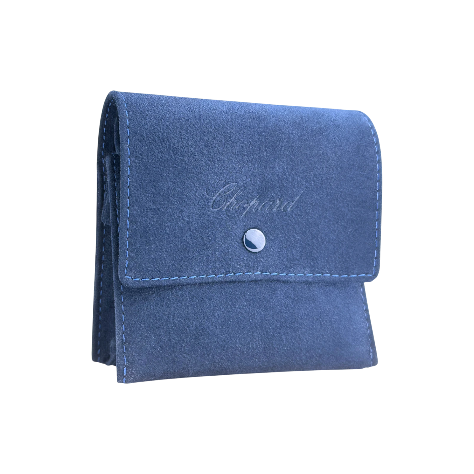 Chopard Uhrenetui Reiseetui Etui Reisetasche Blau service travel case pouch