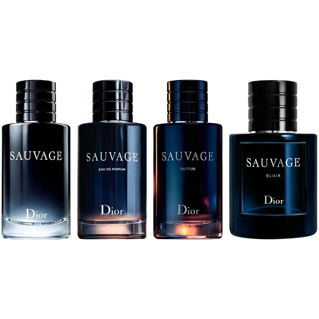 Dior Sauvage Eau de Toilette Parfum Eau de Parfum Elixir Probenset Discovery Set Probe Abfüllung Tester Parfüm
