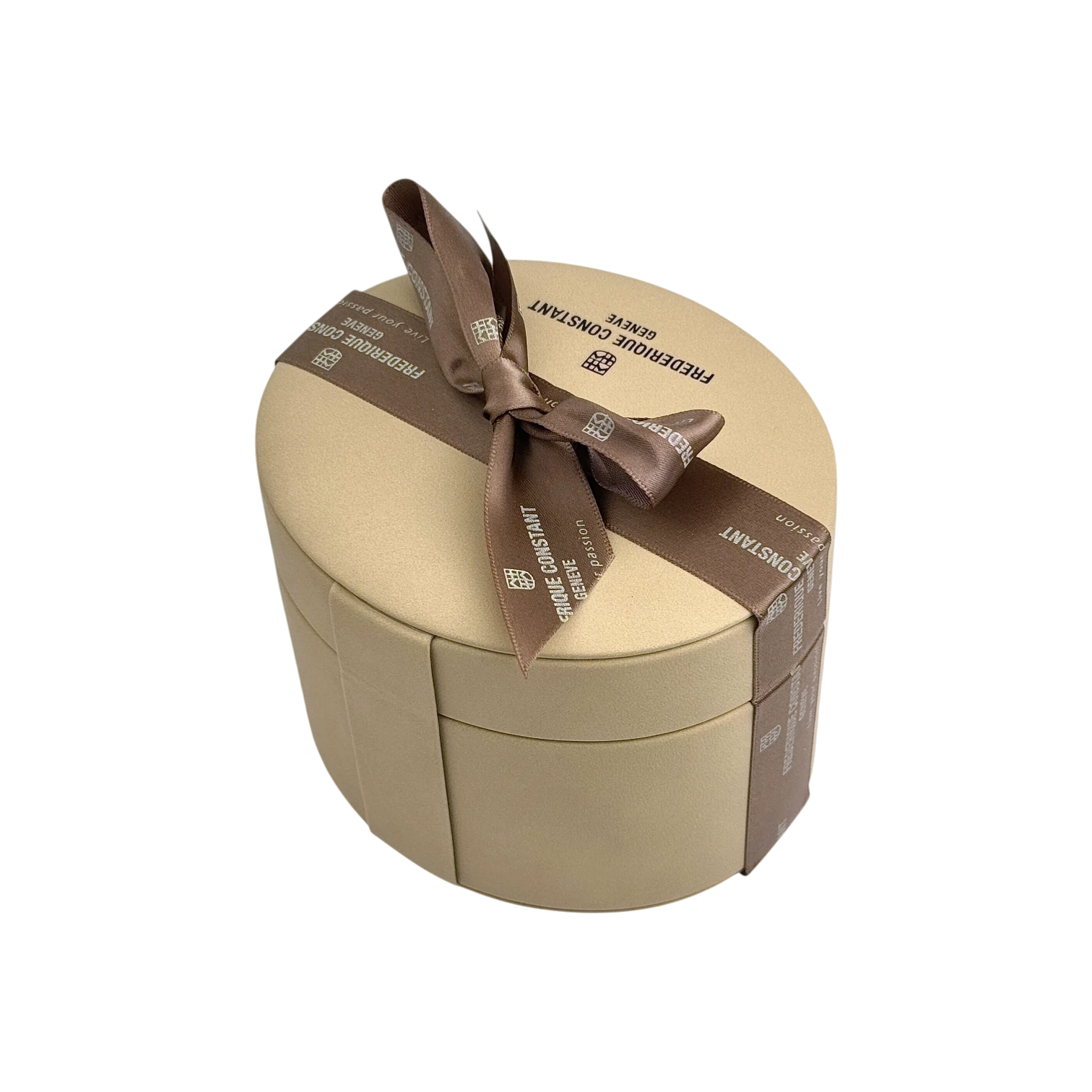 Frédérique Constant Beige Uhrenbox - Aufbewahrungsbox mit Reiseetui