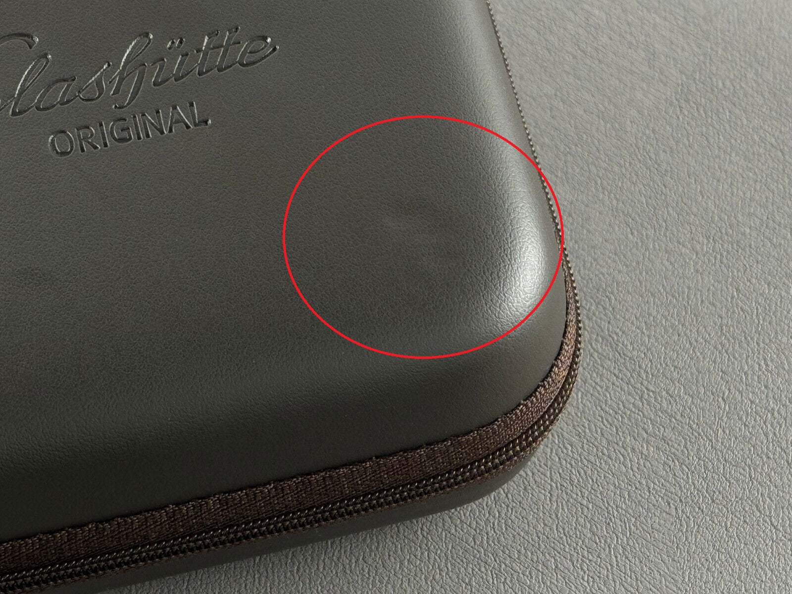 Glashütte Original Etui Reiseetui Reisebox Box Uhrenetui travel service pouch