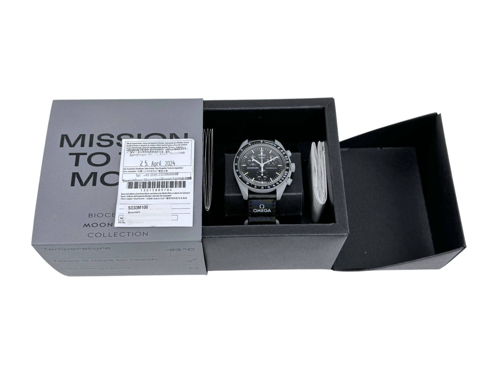 Omega x Swatch MoonSwatch Mission To The Moon SO33M100 