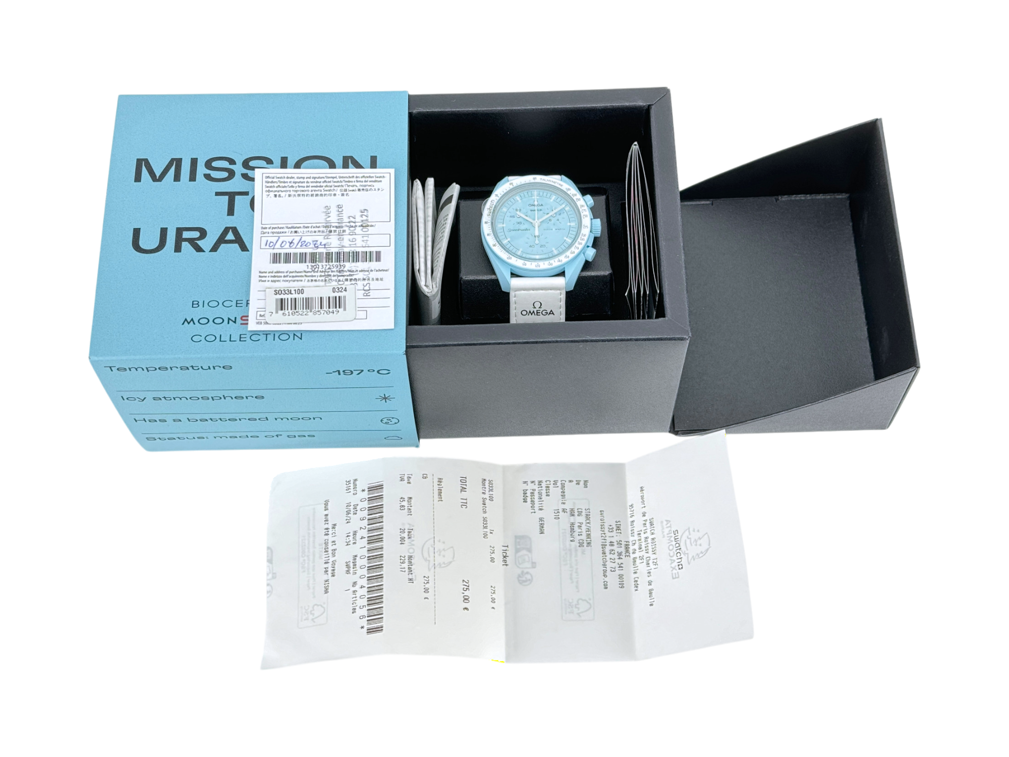 Omega x Swatch MoonSwatch Mission To Uranus SO33L100