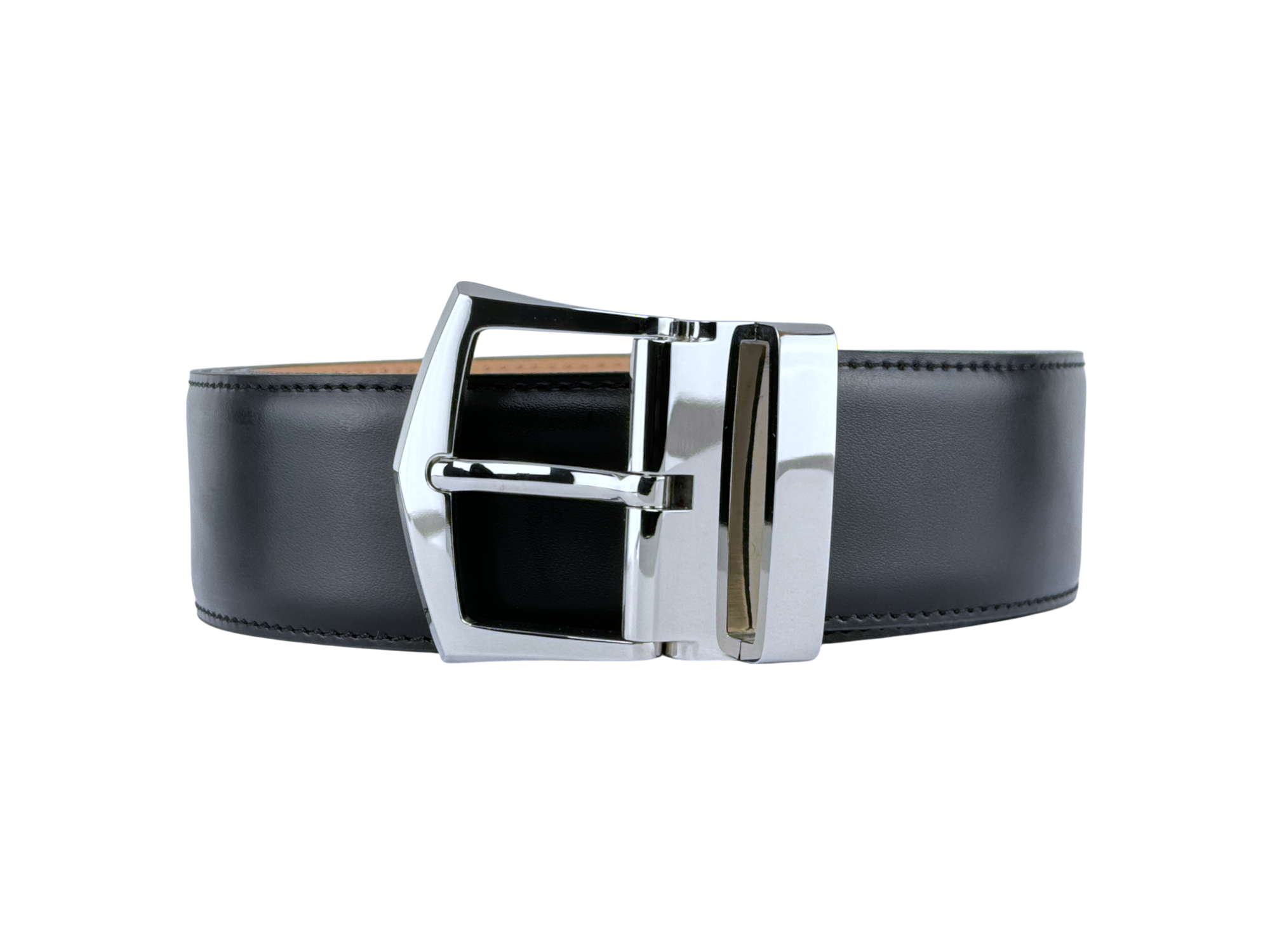 Patek Philippe Leather Men's Belt Black