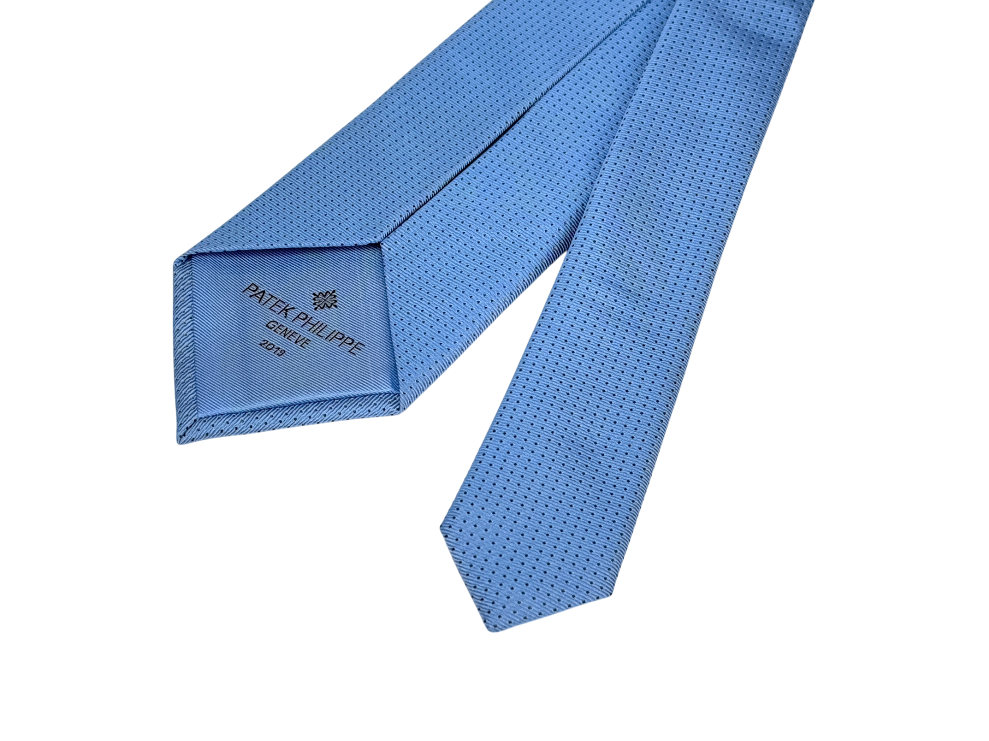 Patek Philippe Tie 100% Silk Light Blue