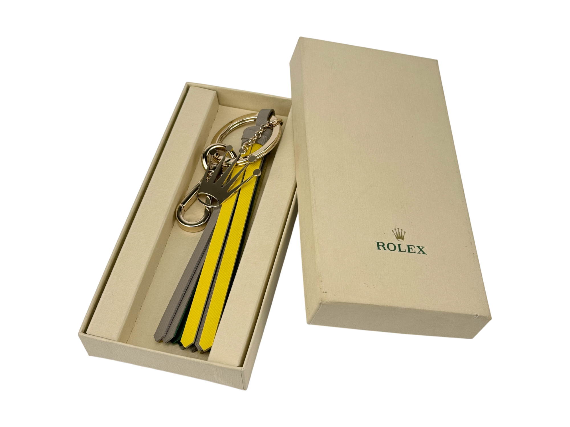 Rolex Keychain Yellow, Gray