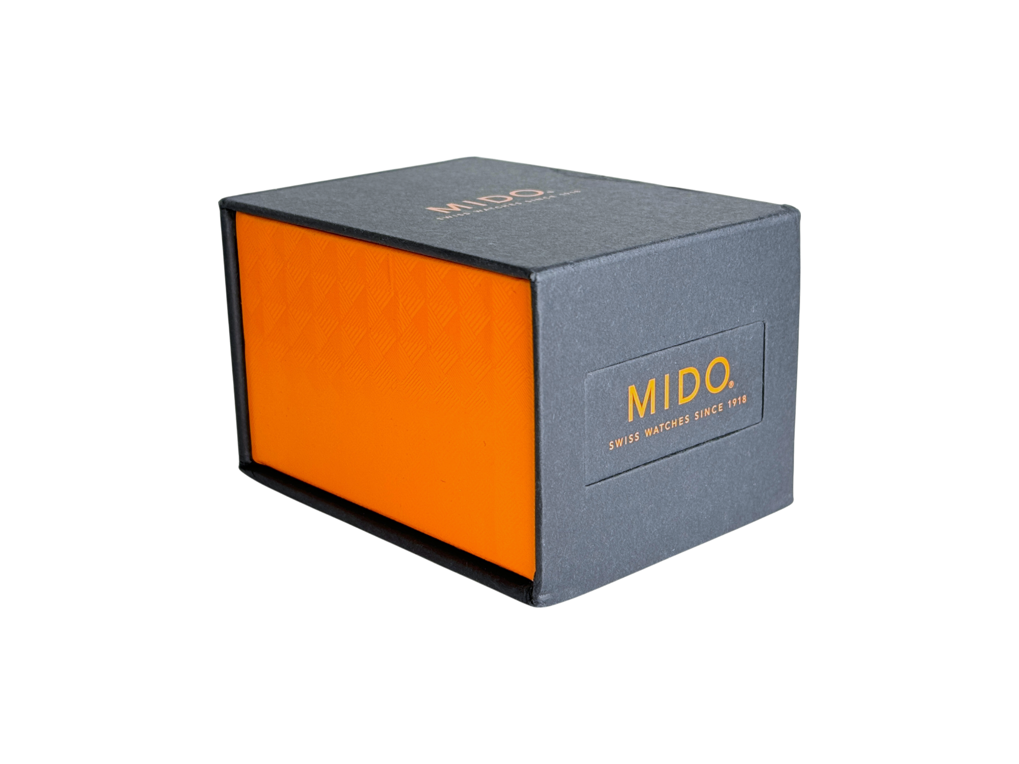 Mido Uhrenetui Schwarz, Orange