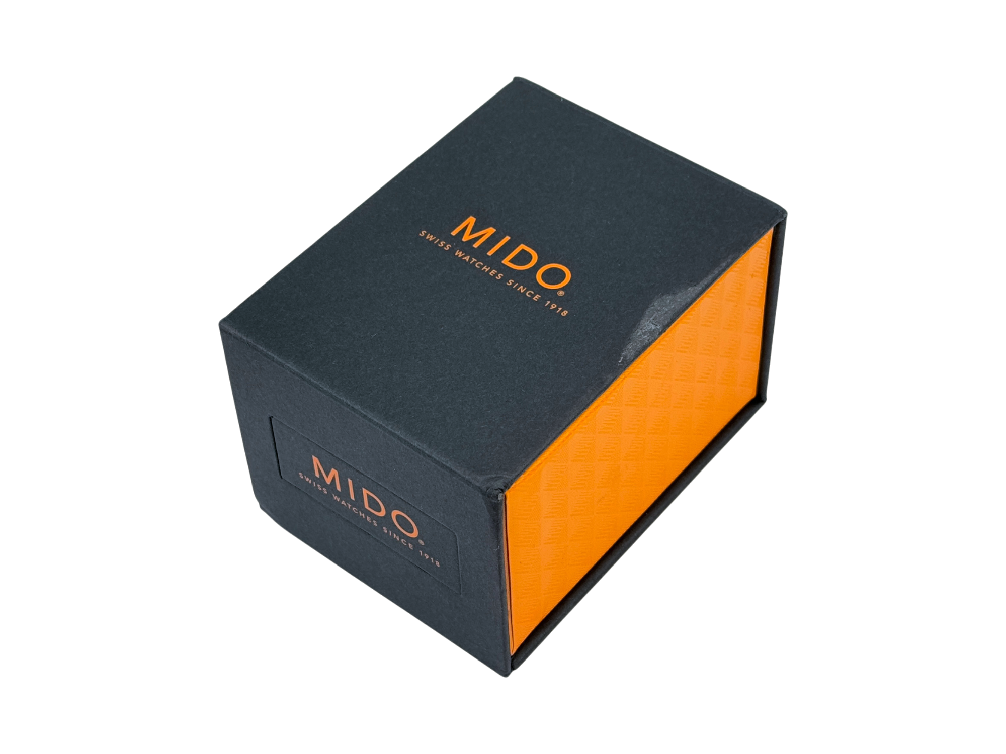 Mido Uhrenetui Schwarz, Orange