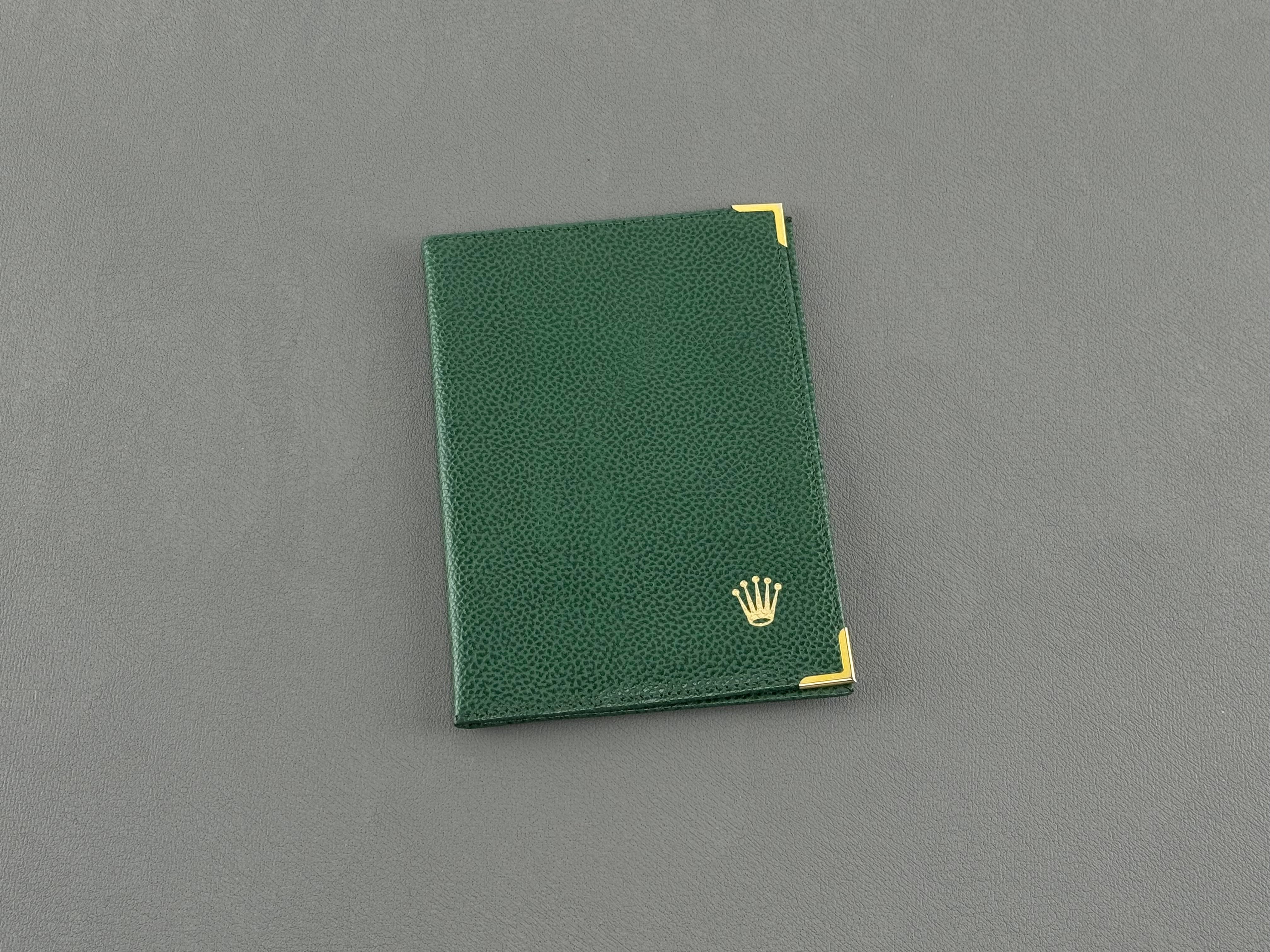 Rolex Card Holder Wallet Green 68.08.55