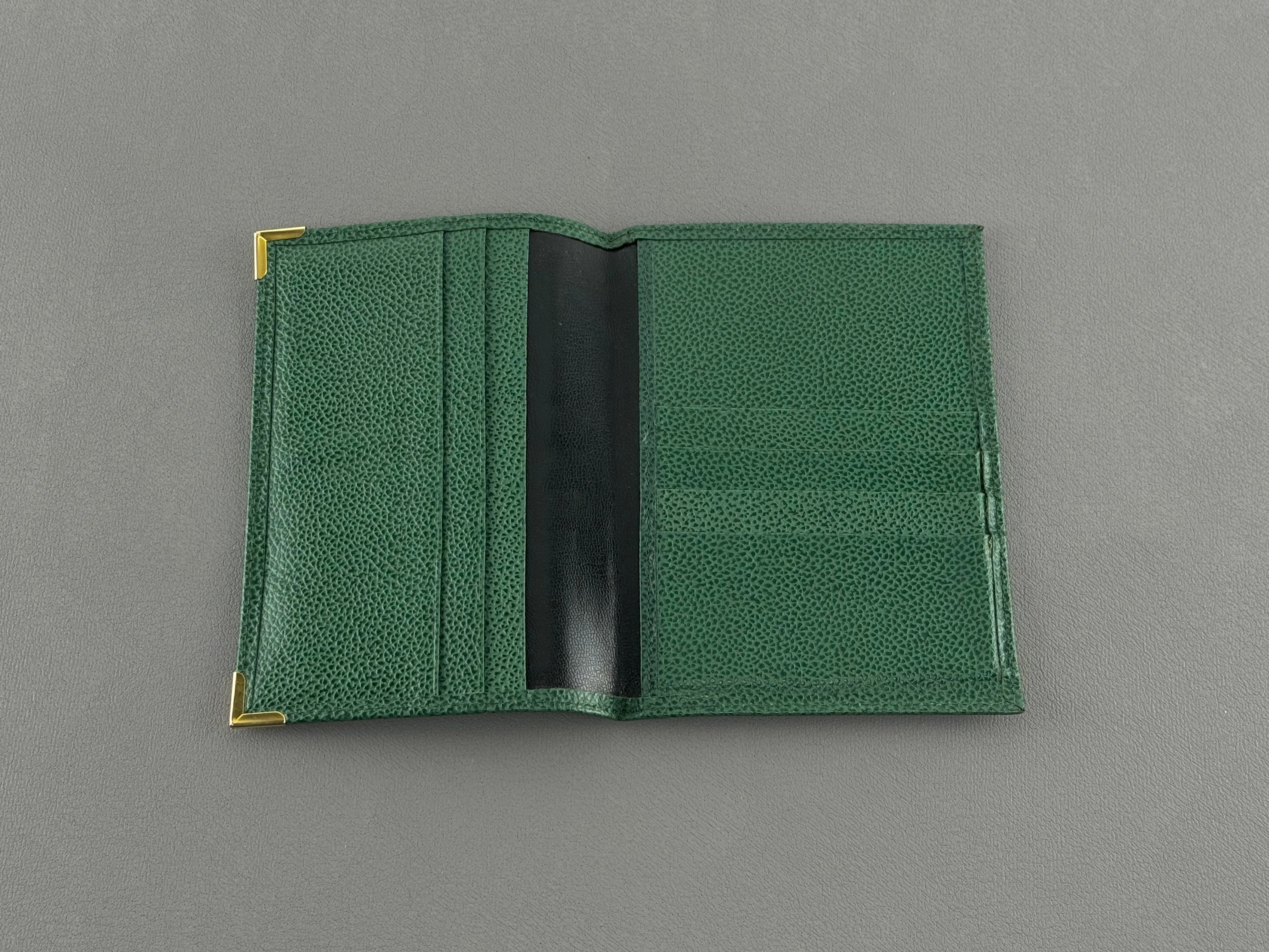 Rolex Card Holder Wallet Green 68.08.55