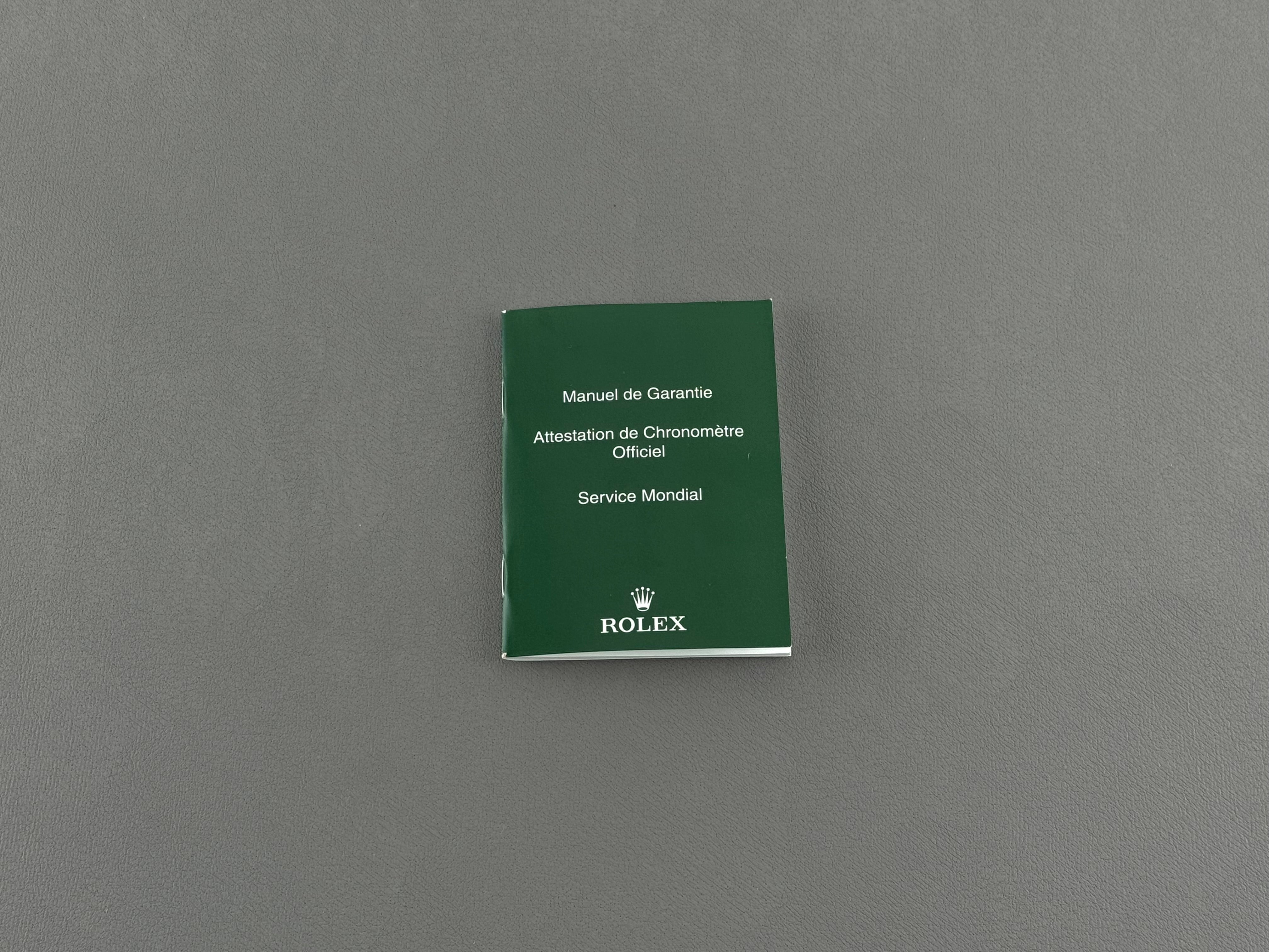 Rolex Manuel de Garantie Booklet 563.81