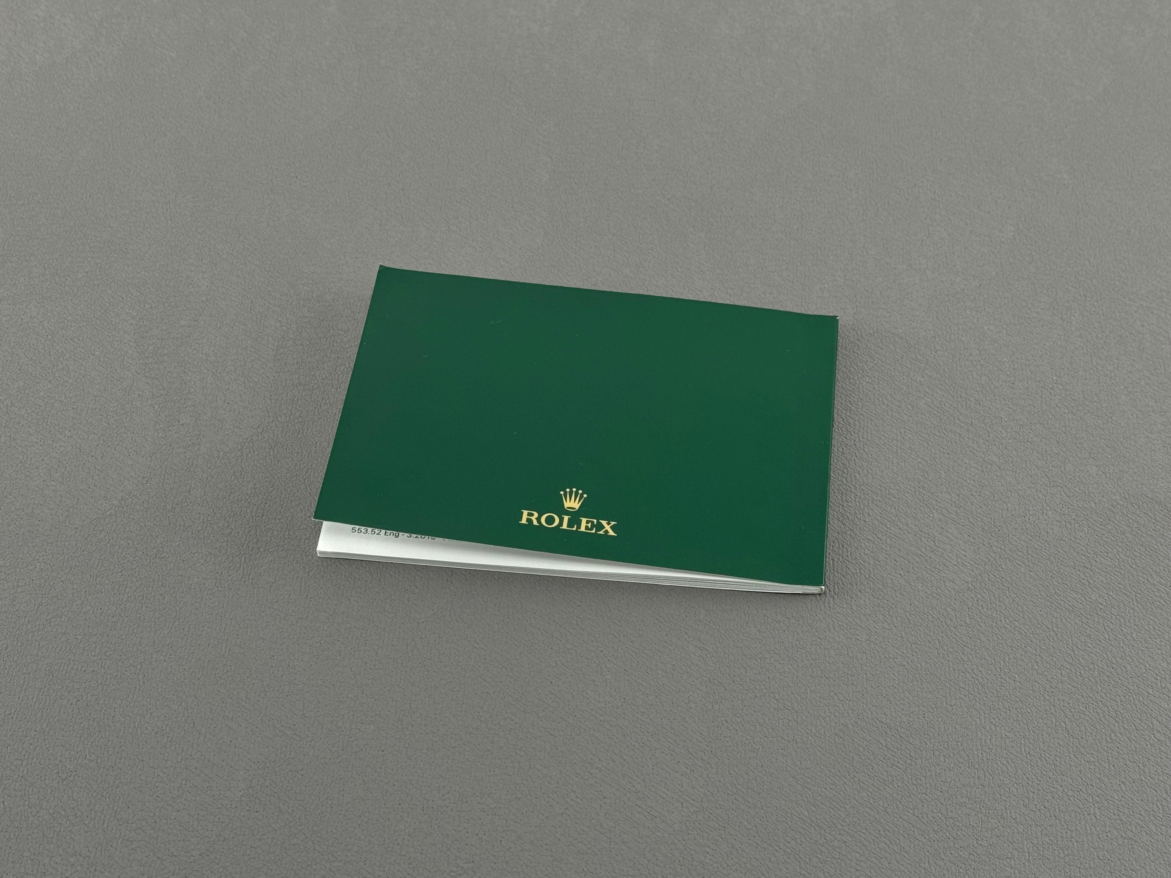 Rolex Oyster Perpetual Booklet English 2016 Ref. 553.52