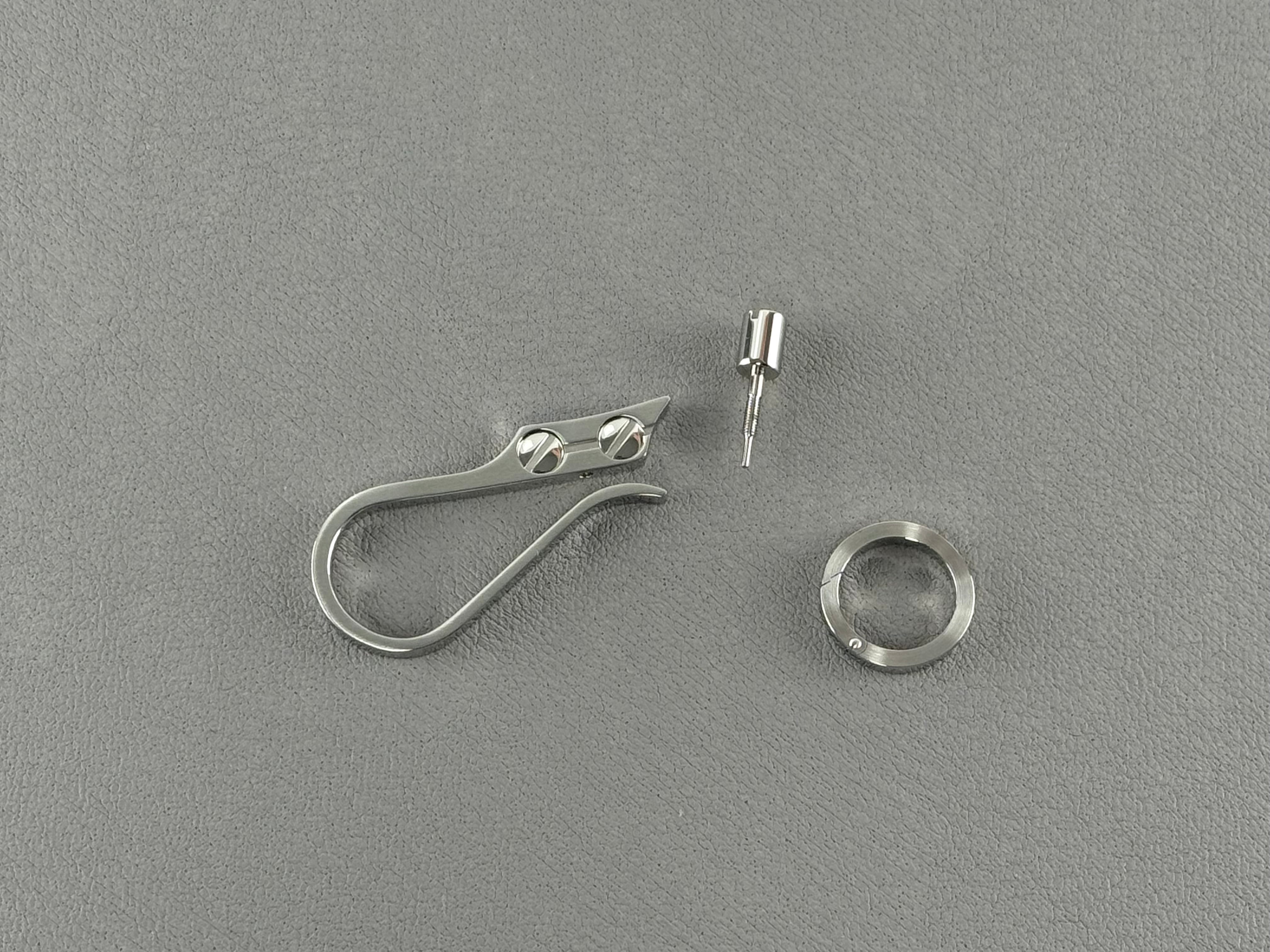 Glashütte Original keyring in swan neck fine adjustment design