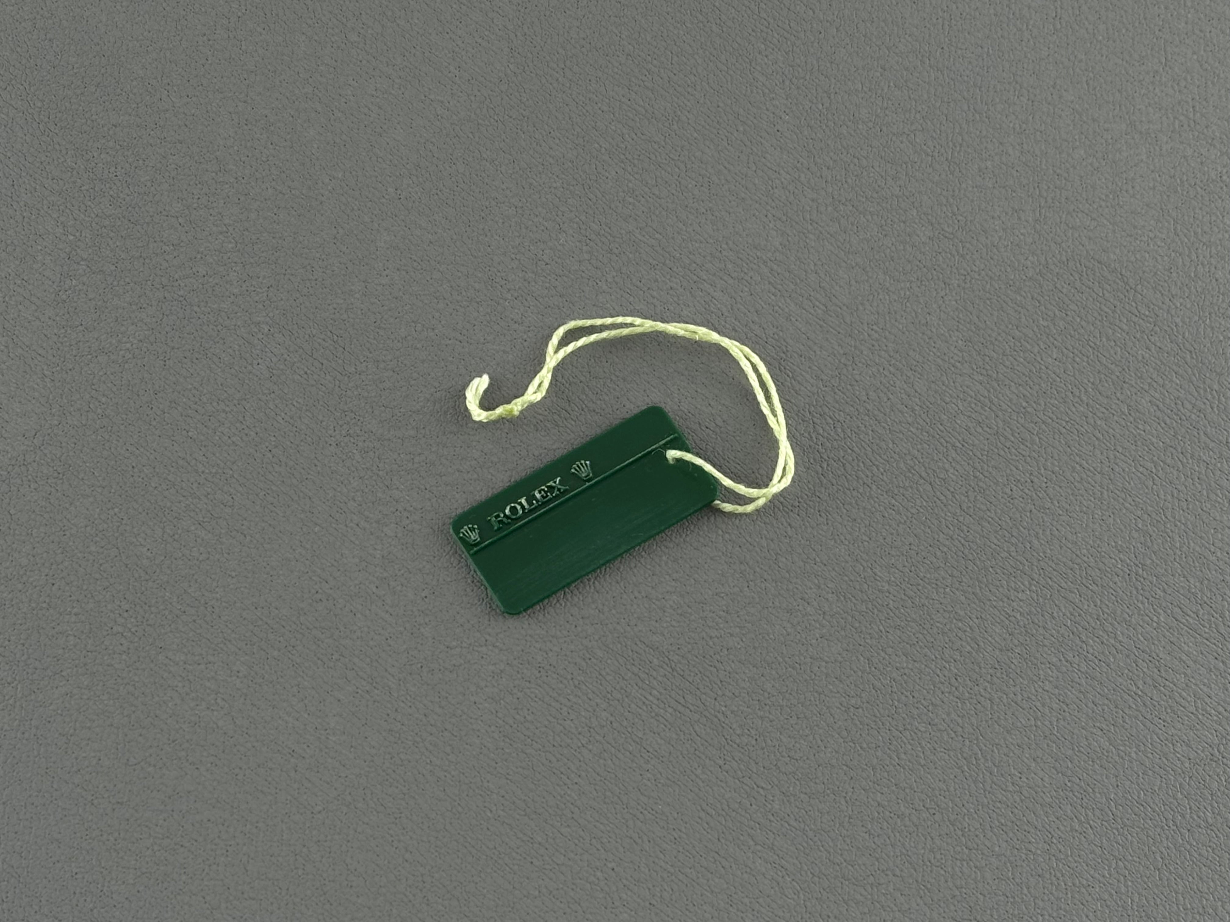 Rolex Oyster Swimpruf Hang Tag blank Green