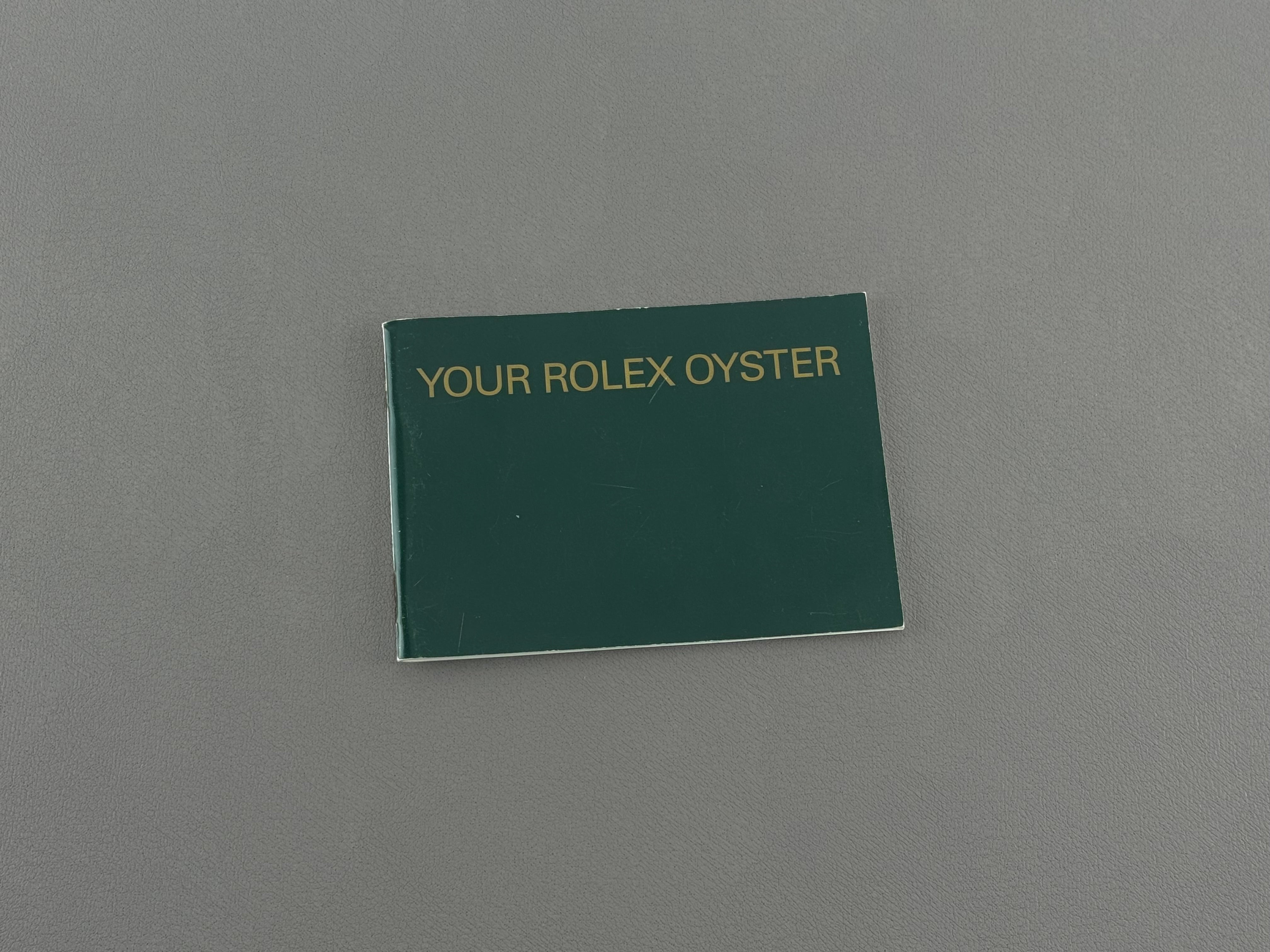 Rolex Your Rolex Oyster Booklet Englisch Jahr 2000 Ref. 579.52