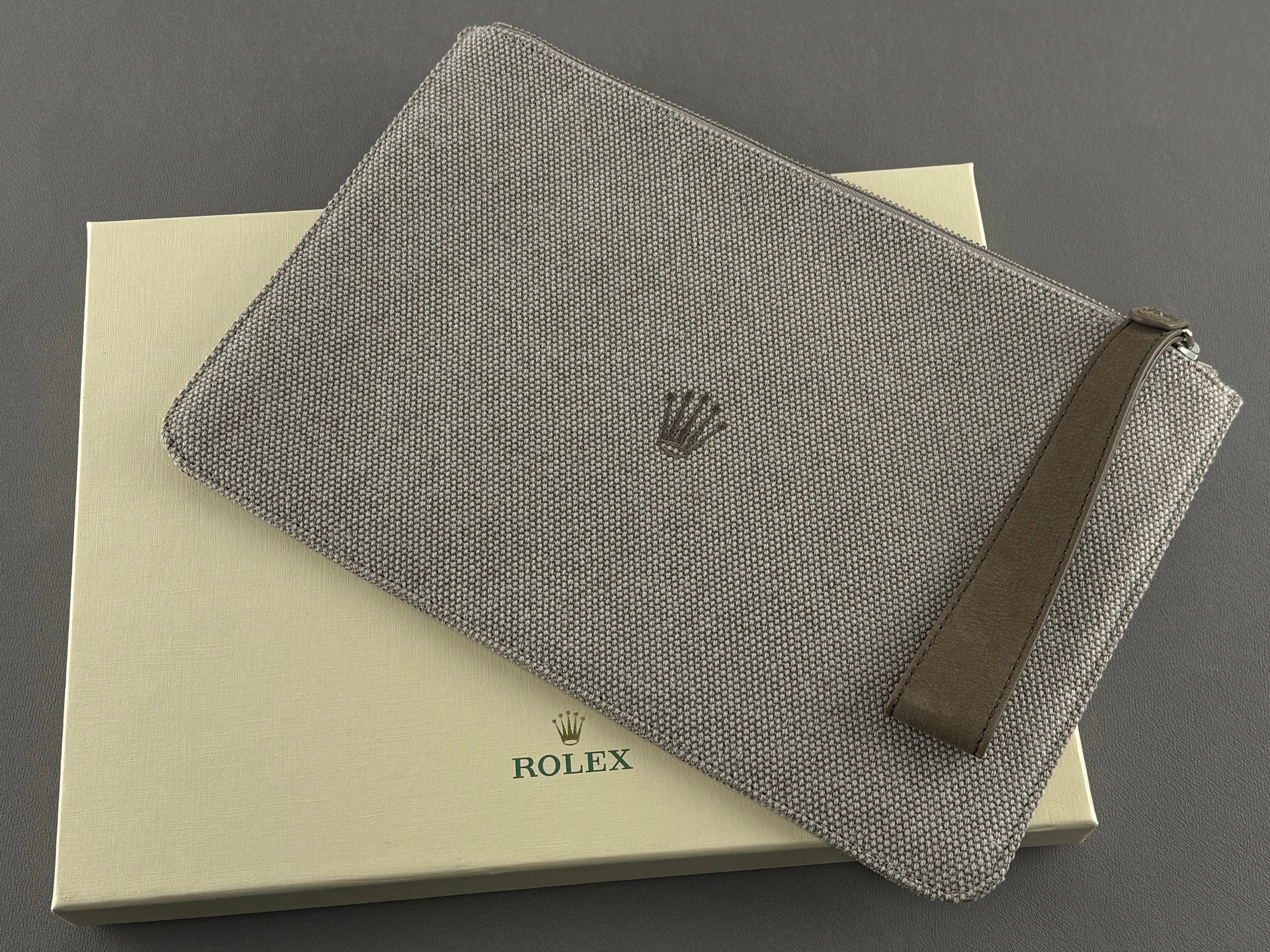 Rolex Bag 100% Cotton Grey