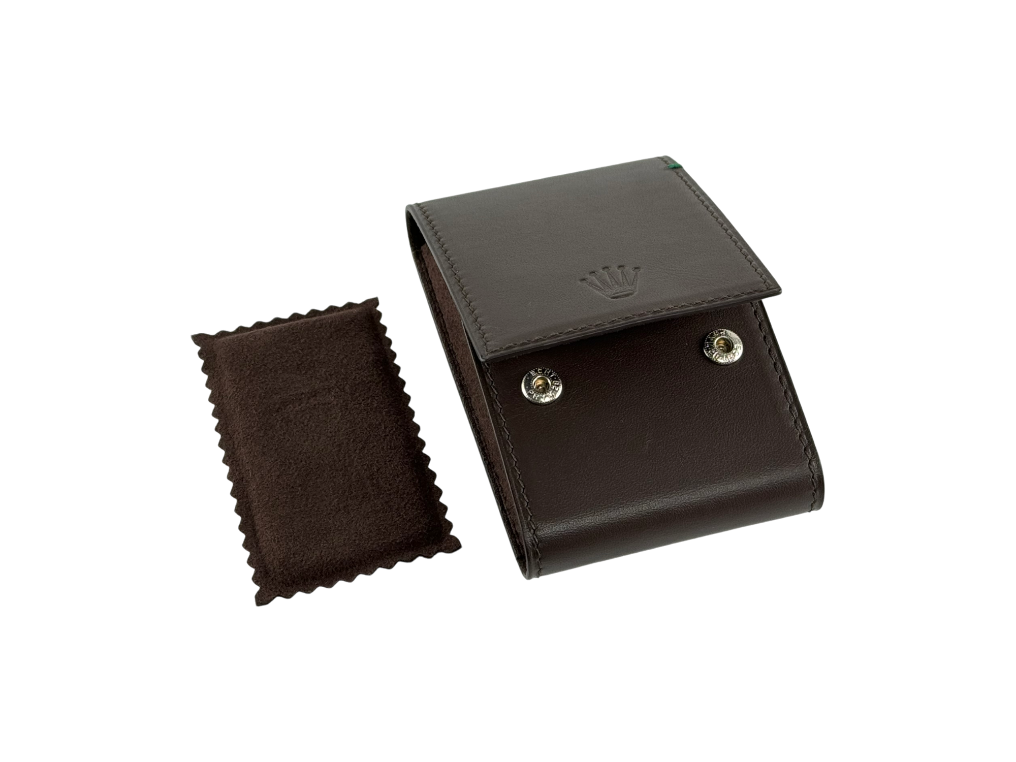 Rolex watch case with outer box brown