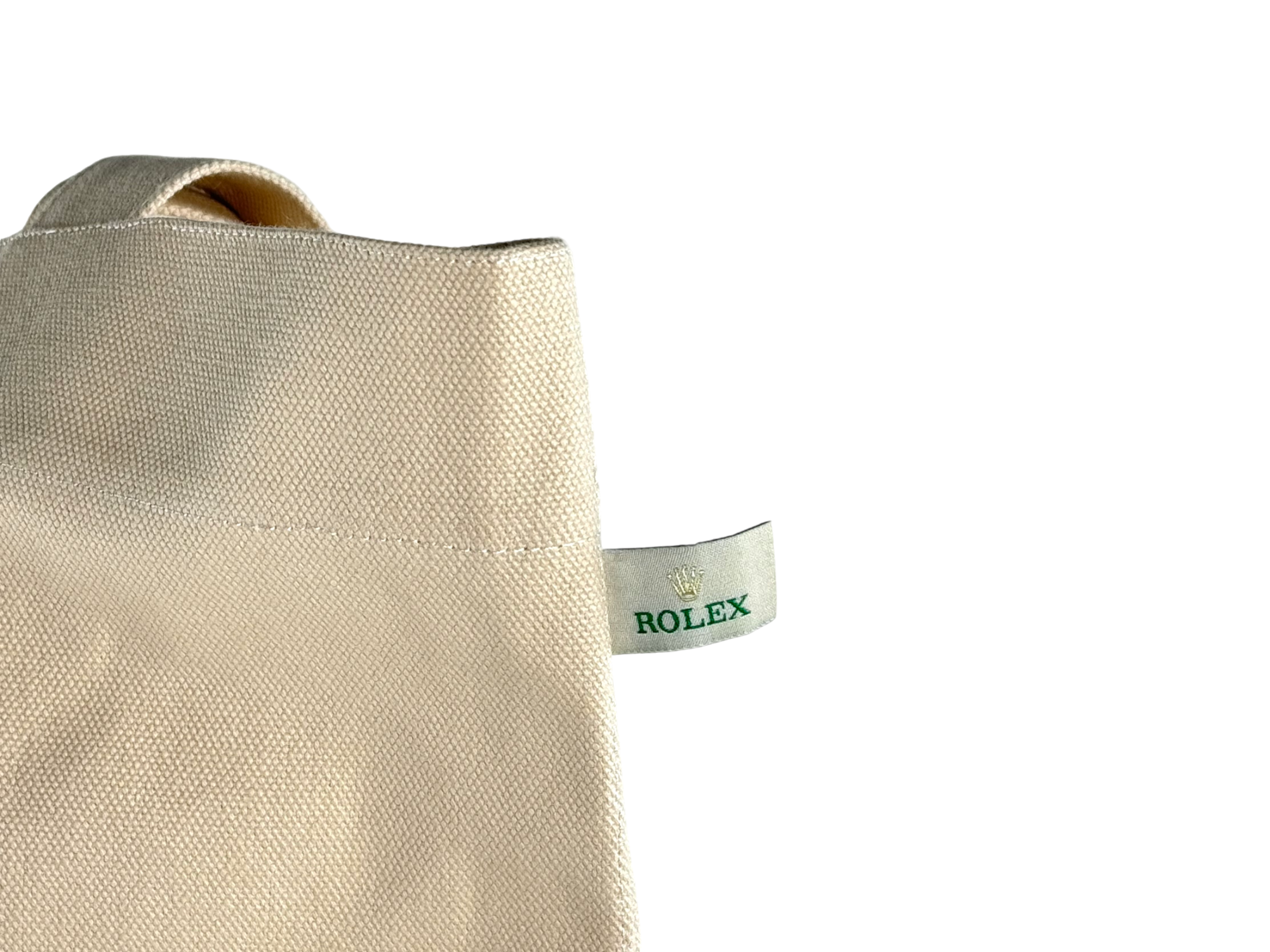 Rolex cotton bag beige