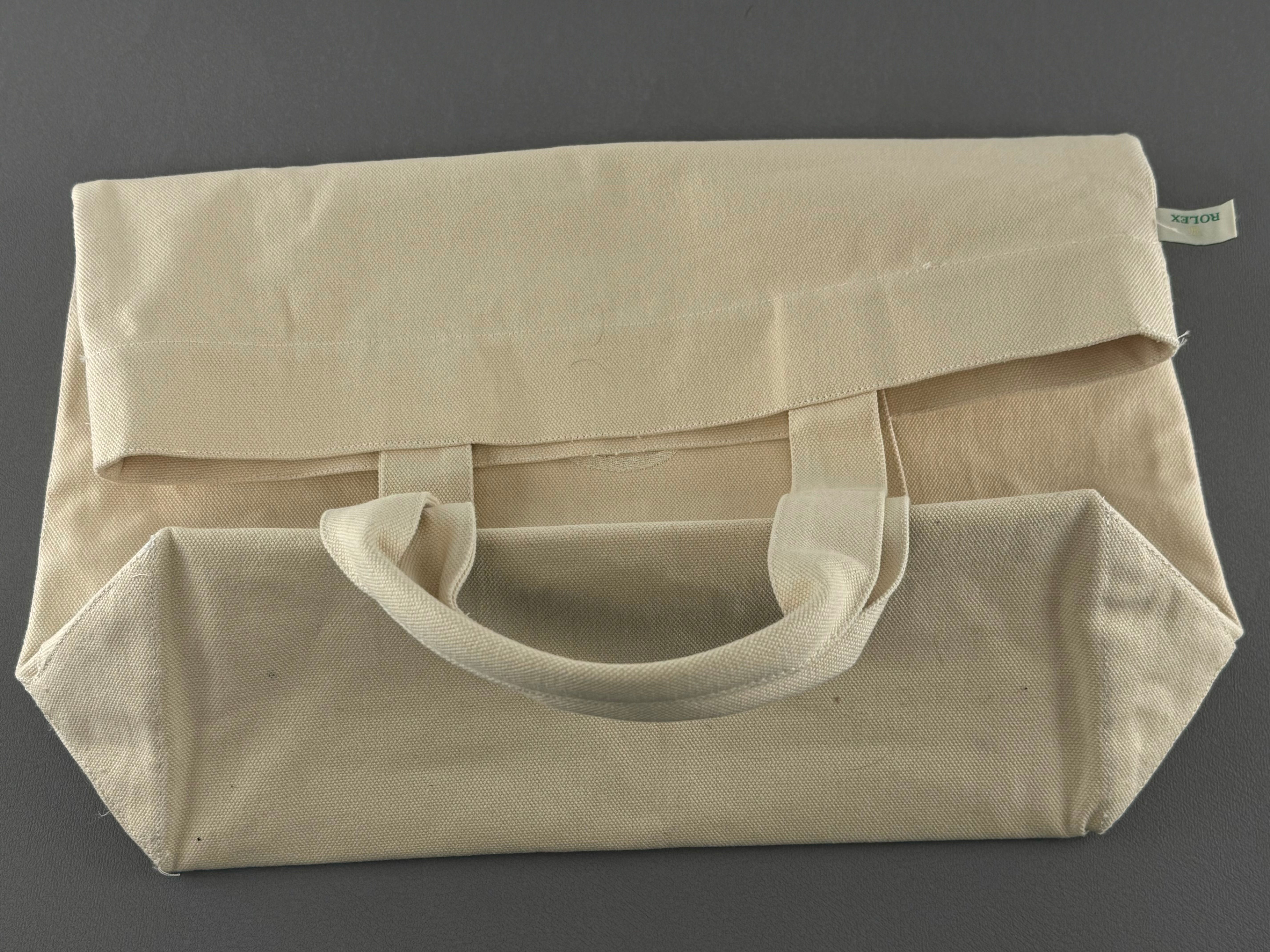 Rolex cotton bag beige